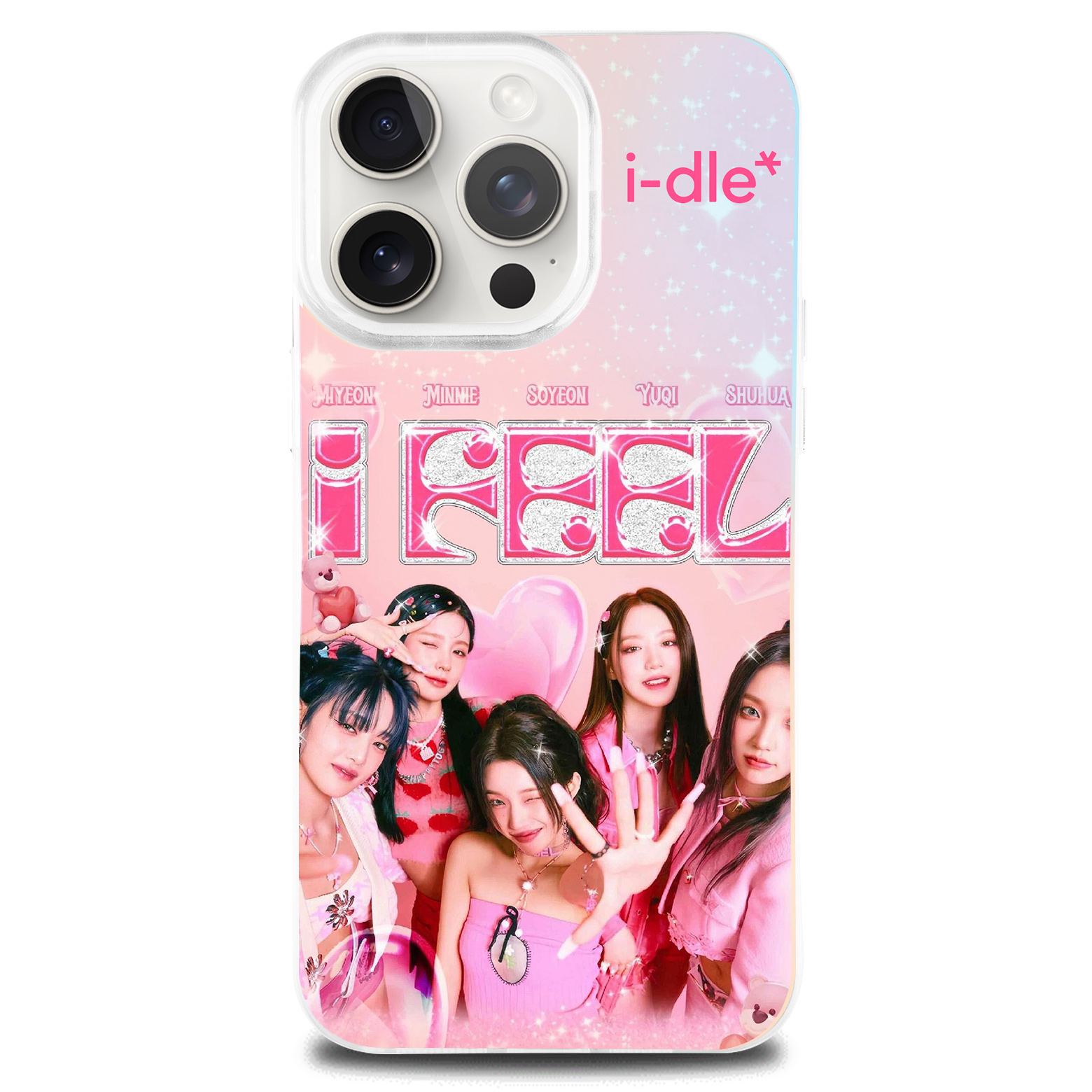 レーザーグラデーションスマートフォンケース【I-DLE/i-dle JAPAN 1st EP 『i-dle』】