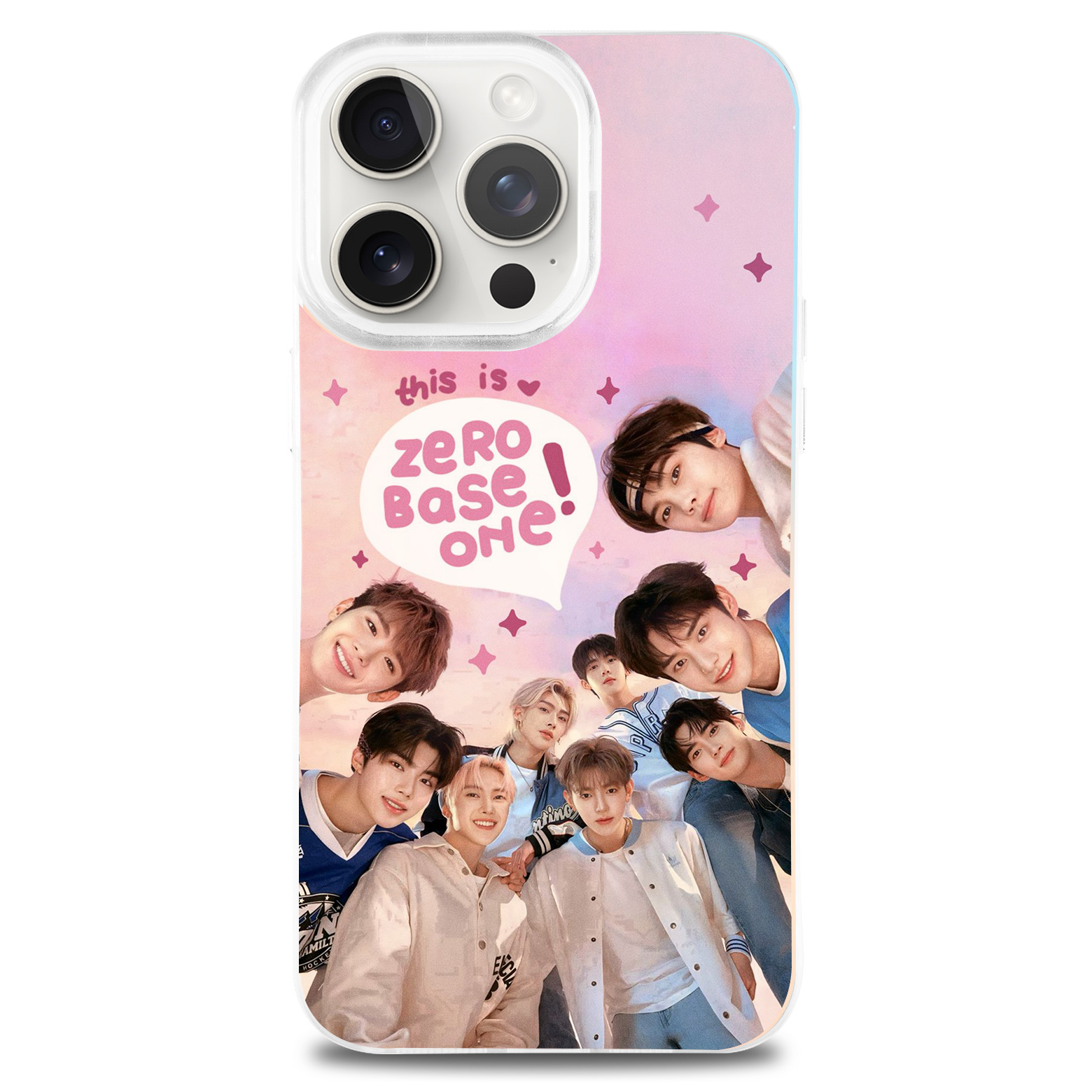 レーザーグラデーションスマートフォンケース【ZEROBASEONE/Never Say Never】