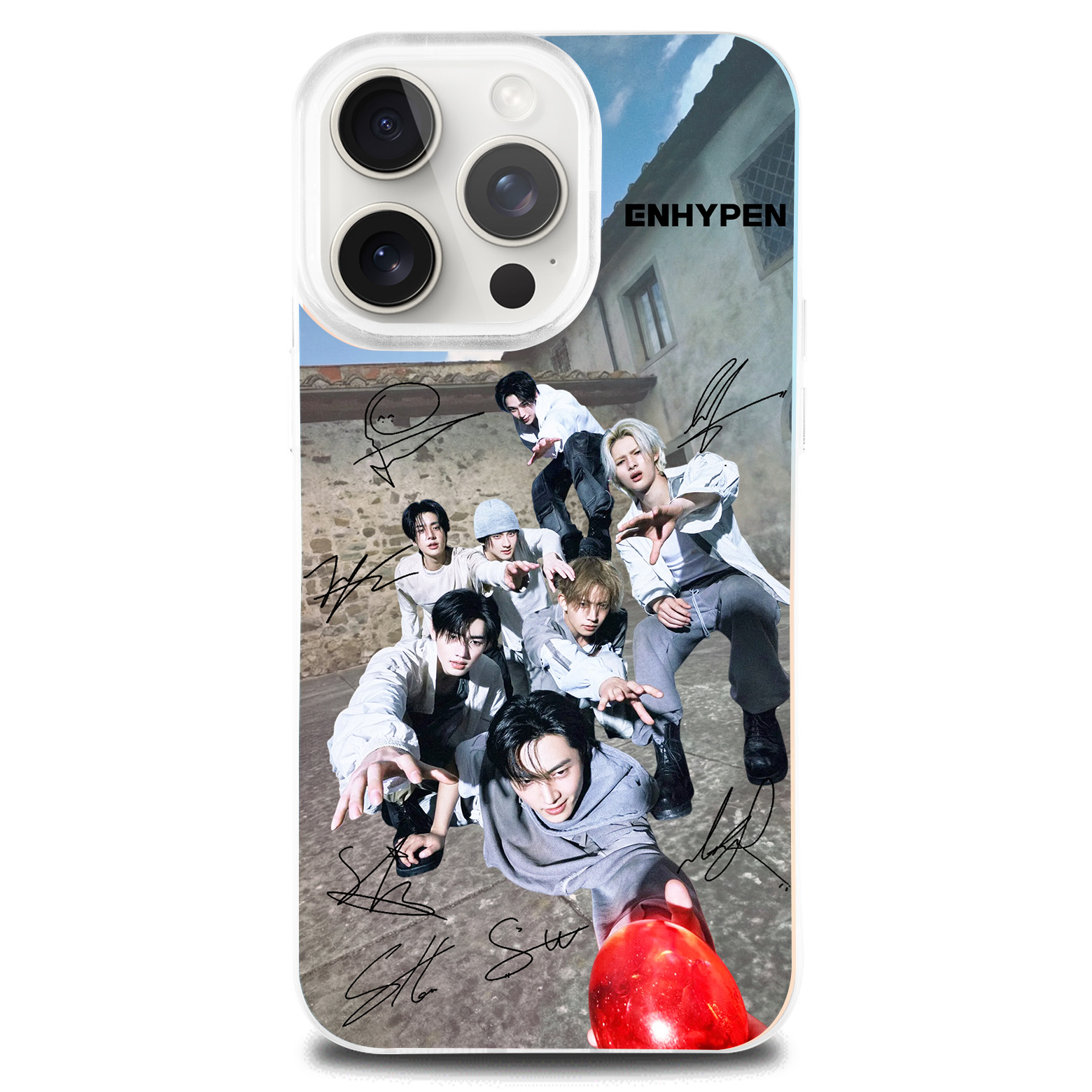 レーザーグラデーションスマートフォンケース【ENHYPEN/THE SIN : VANISH】