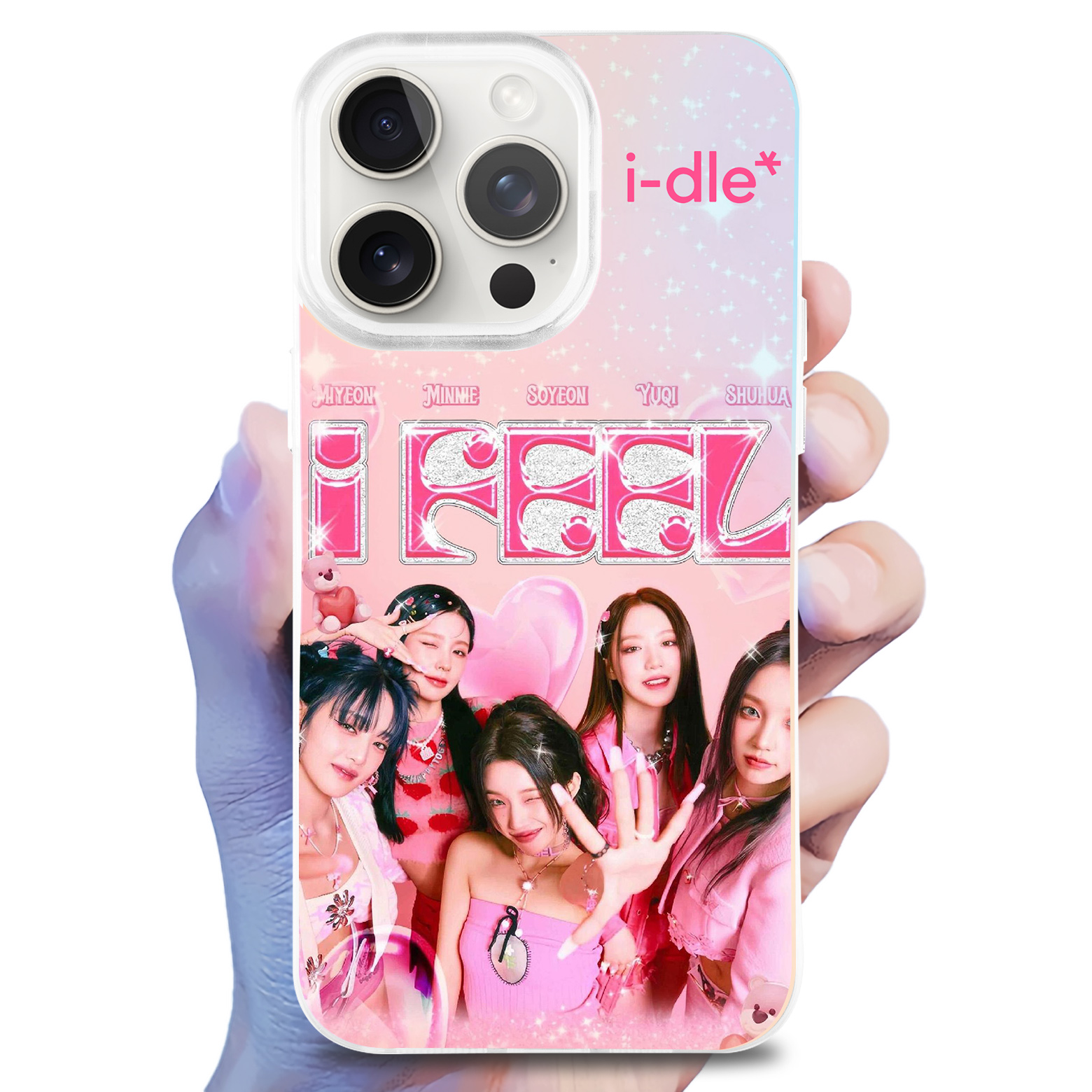 レーザーグラデーションスマートフォンケース【I-DLE/i-dle JAPAN 1st EP 『i-dle』】