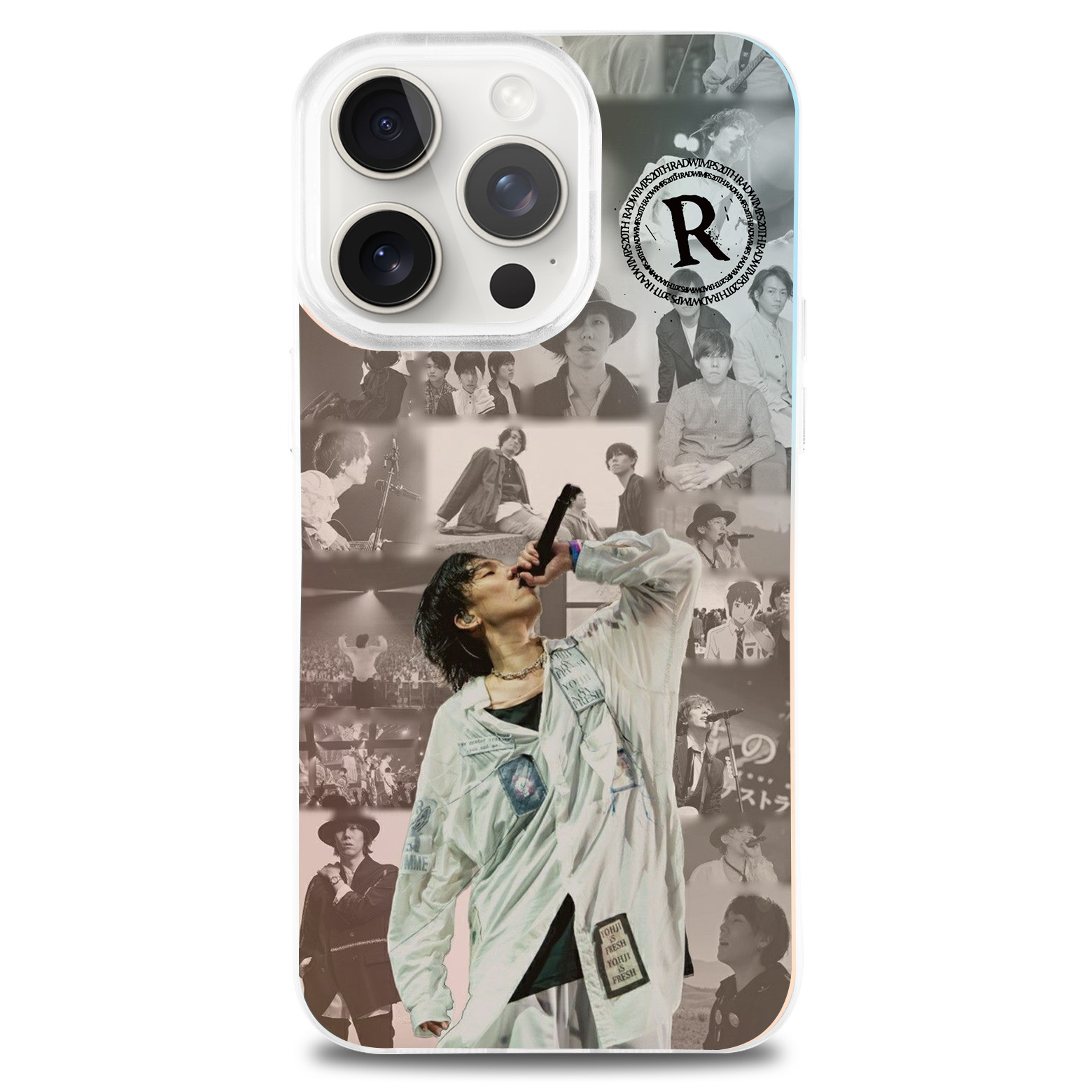 レーザーグラデーションスマートフォンケース-【野田洋次郎 /RADWIMPS】-YITOTO™推し活がもっと楽しくなる