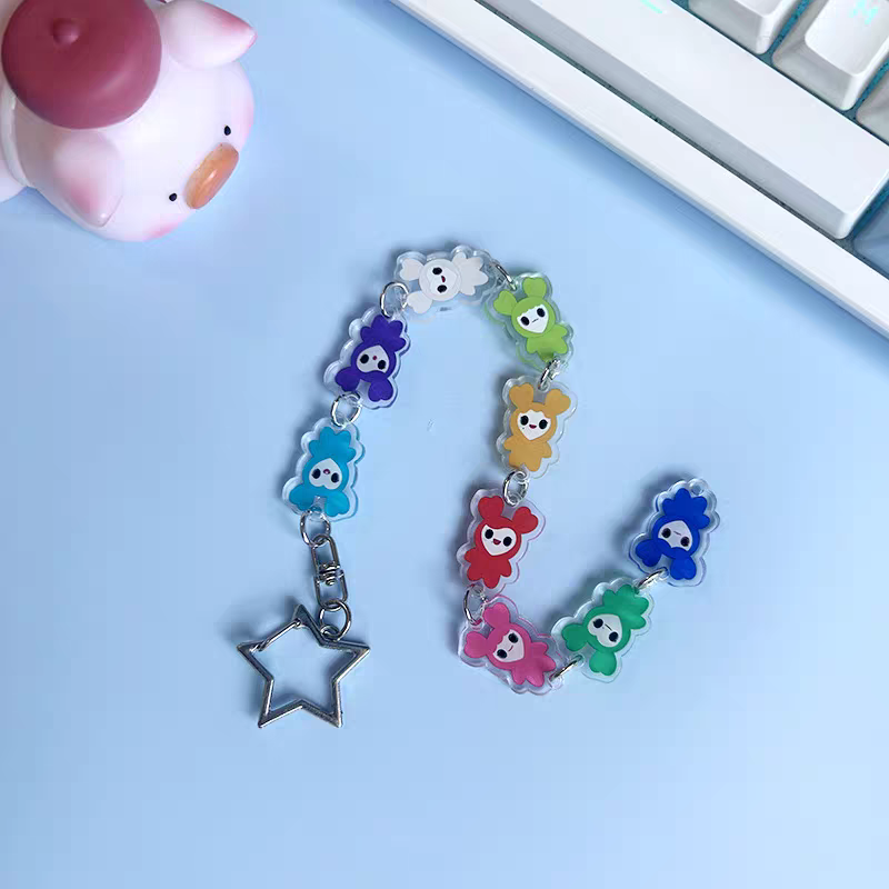 両面アクリルキーホルダー＆ブレスレット【TWICE/LOVELY】