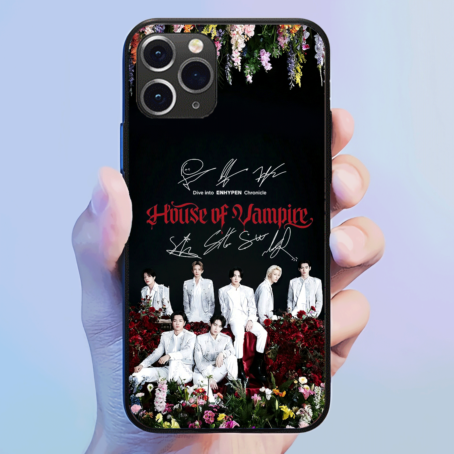 発光するスマートフォンケース 【ENHYPEN/House of Vampire】