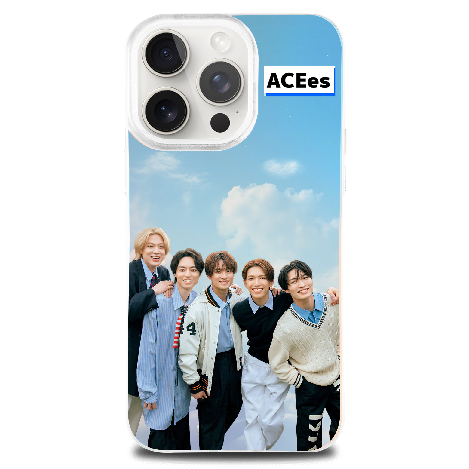 レーザーグラデーションスマートフォンケース【ACEes/Biggest Party】