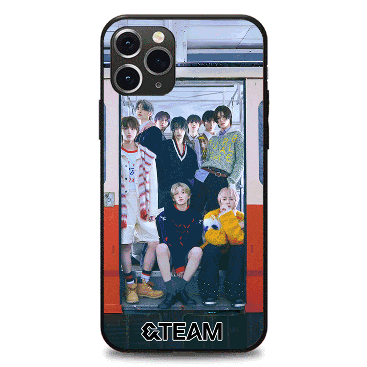 発光するスマートフォンケース 【&TEAM】3種類