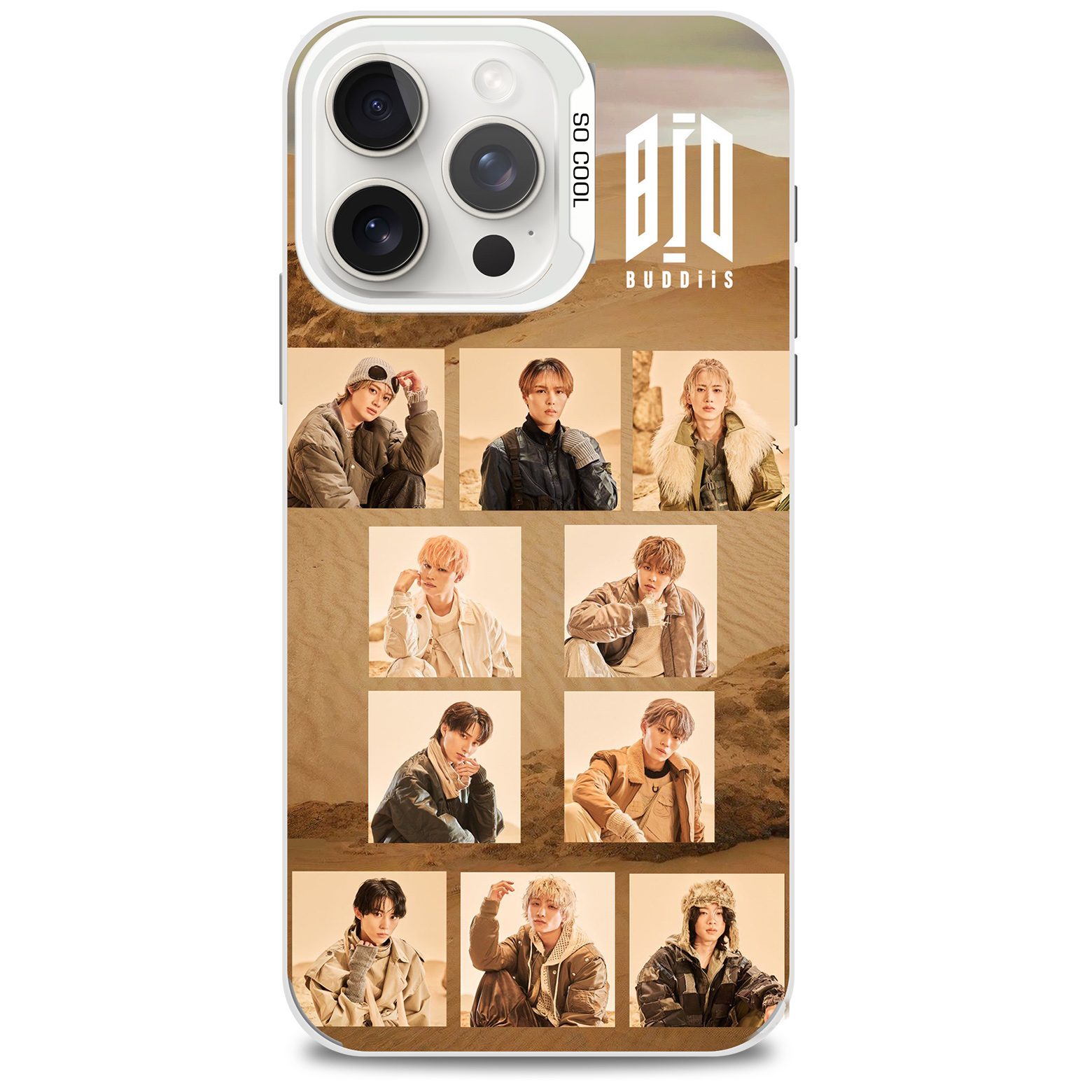 ミラースマホケース-銀【BUDDiiS/Iris】