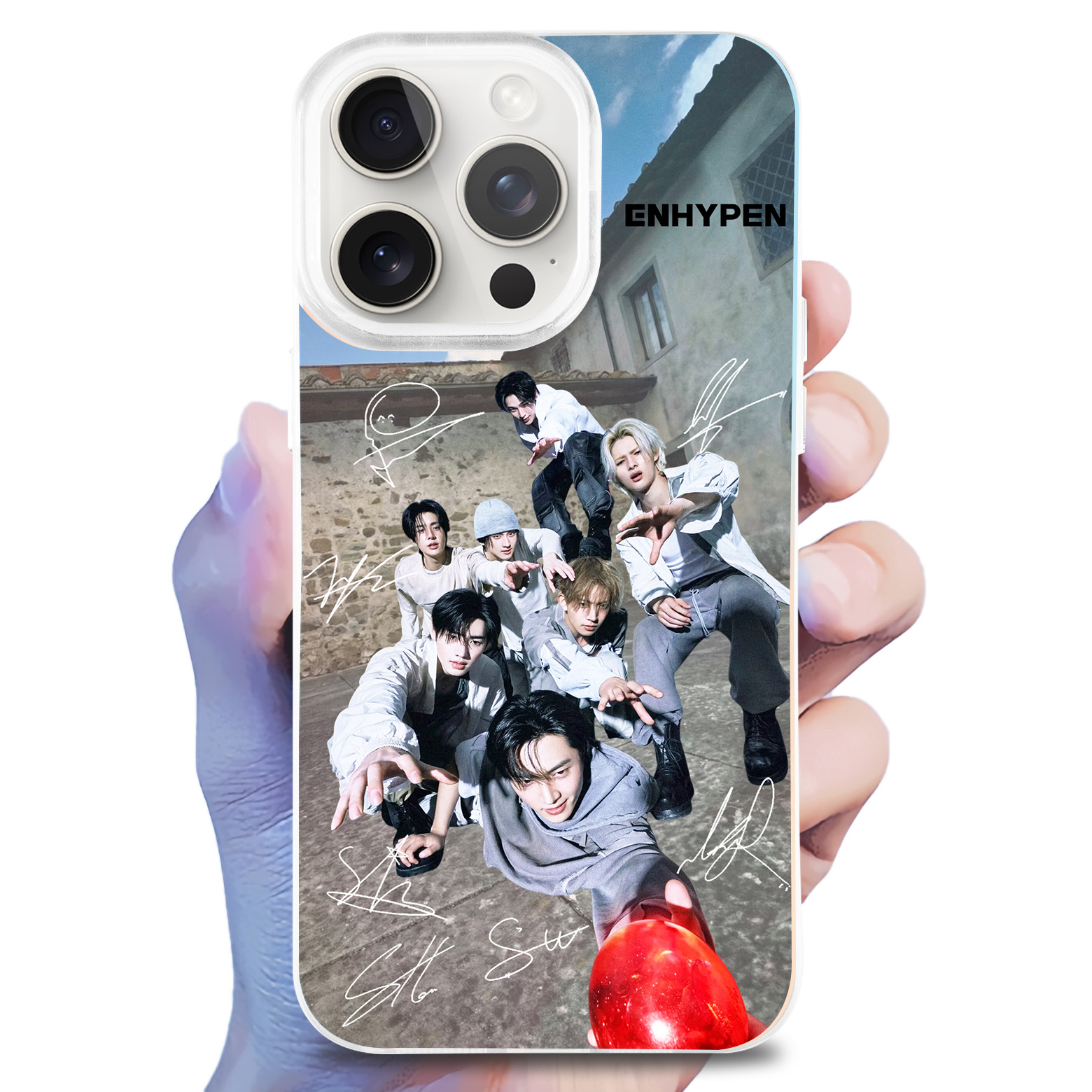 レーザーグラデーションスマートフォンケース【ENHYPEN/THE SIN : VANISH】