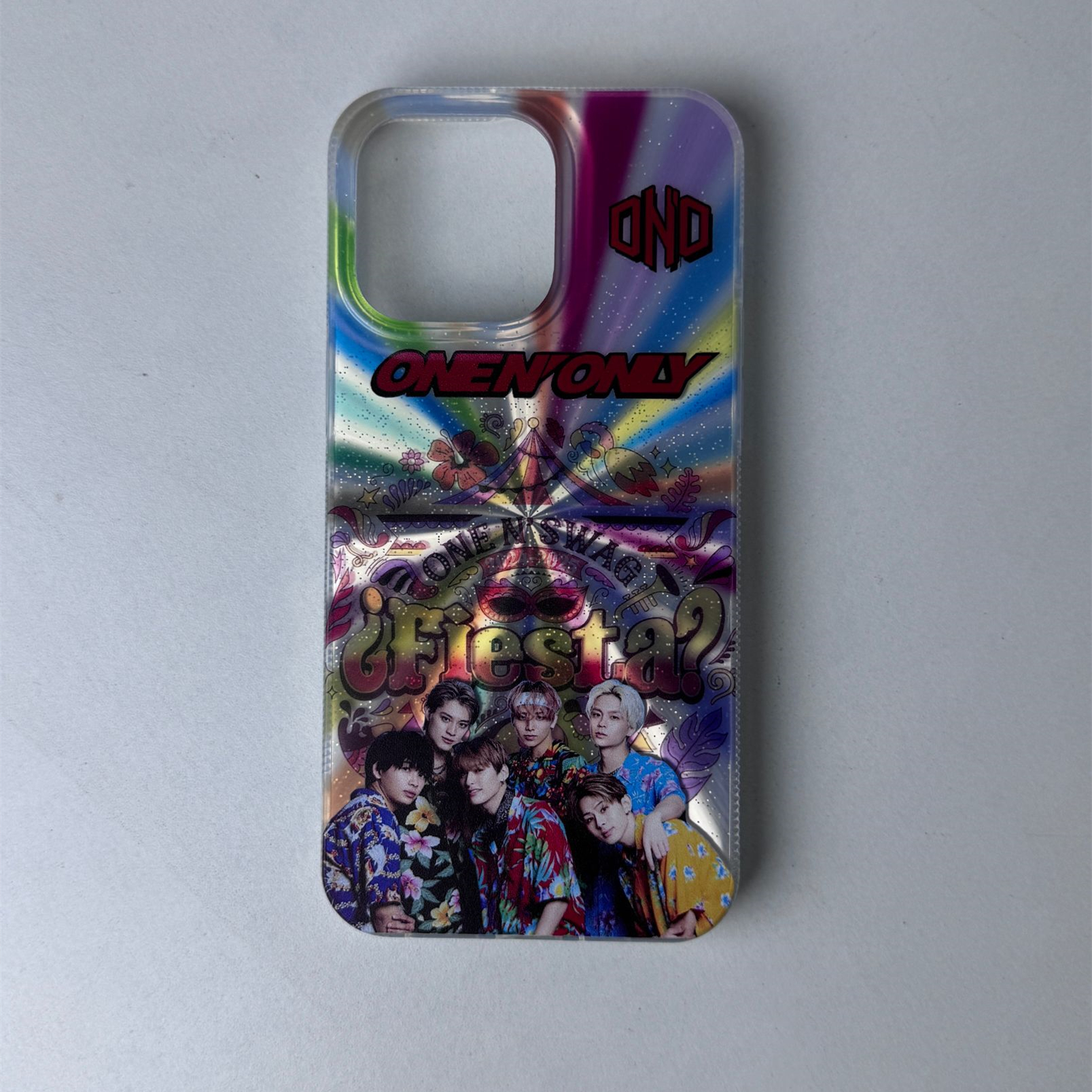 オーロラレーザーグラデーションスマートフォンケース【ONE N' ONLY/Fiesta】