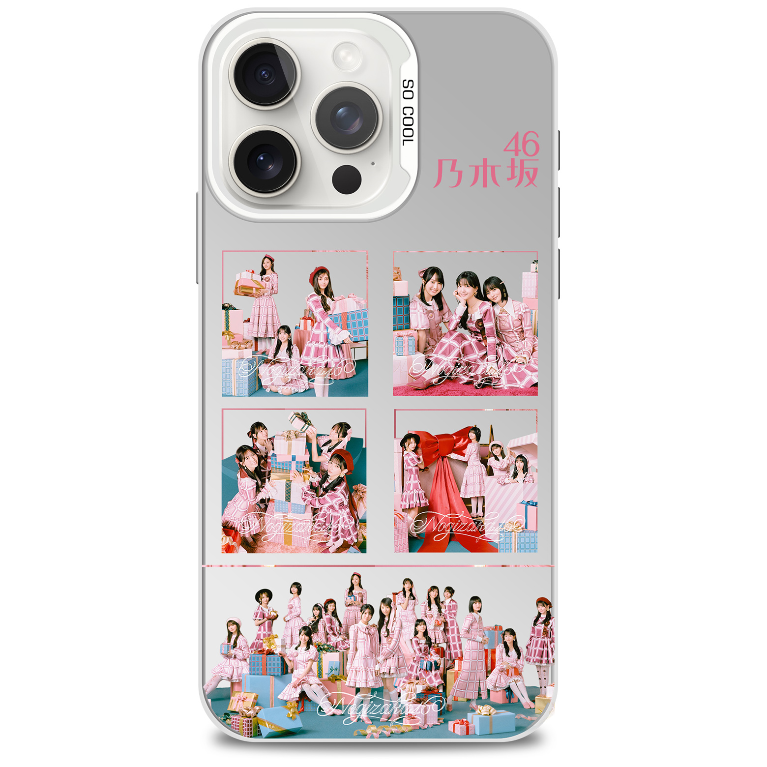 ミラースマホケース-銀【乃木坂46/ビリヤニ】