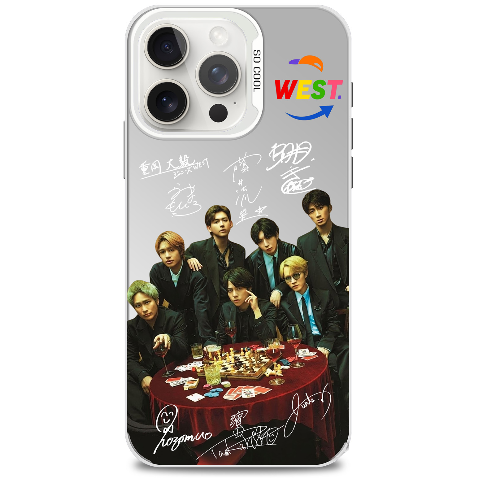 ミラースマホケース-銀【WEST./ananNo. 2445】