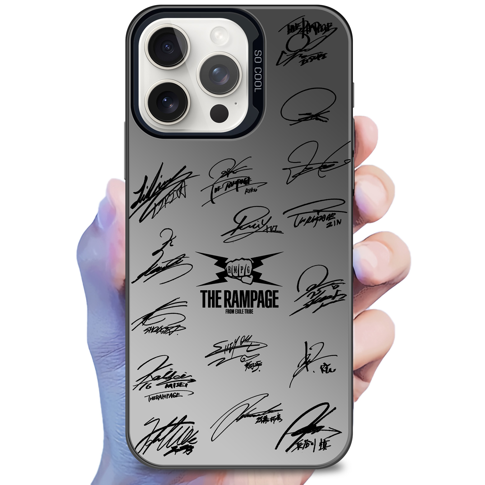 レーザーグラデーションスマートフォンケース-黒【THE RAMPAGE from EXILE TRIBE/自由への大脱走 ～Running Running Running～】