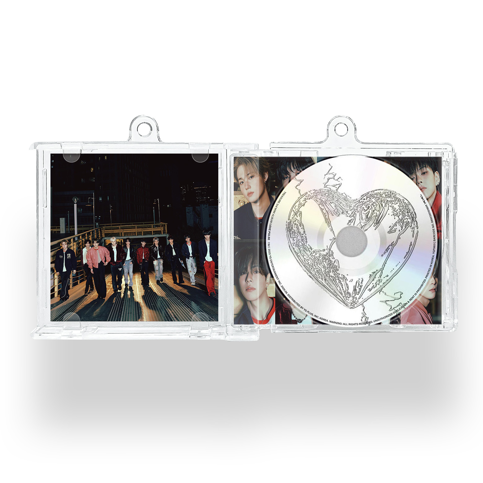 NFCミニCDキーリング【TREASURE/𝐋𝐎𝐕𝐄 𝐏𝐔𝐋𝐒𝐄】