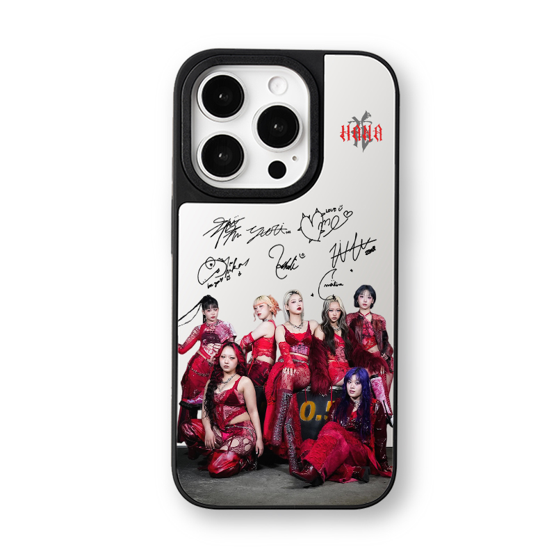 マットバンパー×ミラー スマホケース【HANA/hana】