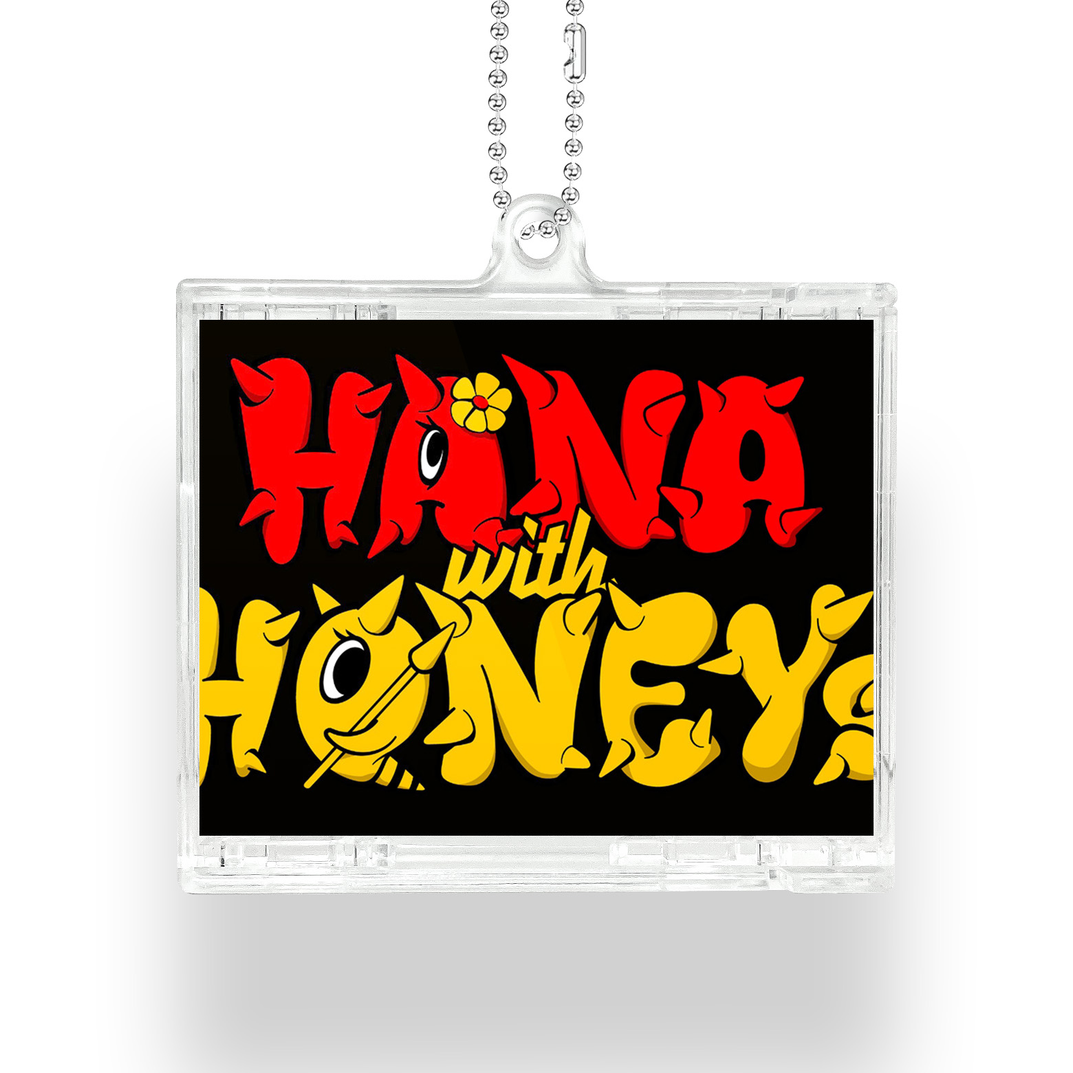 HANA ロッキン グッズ |NFCミニCDキーリング【HANA/Burning Flower