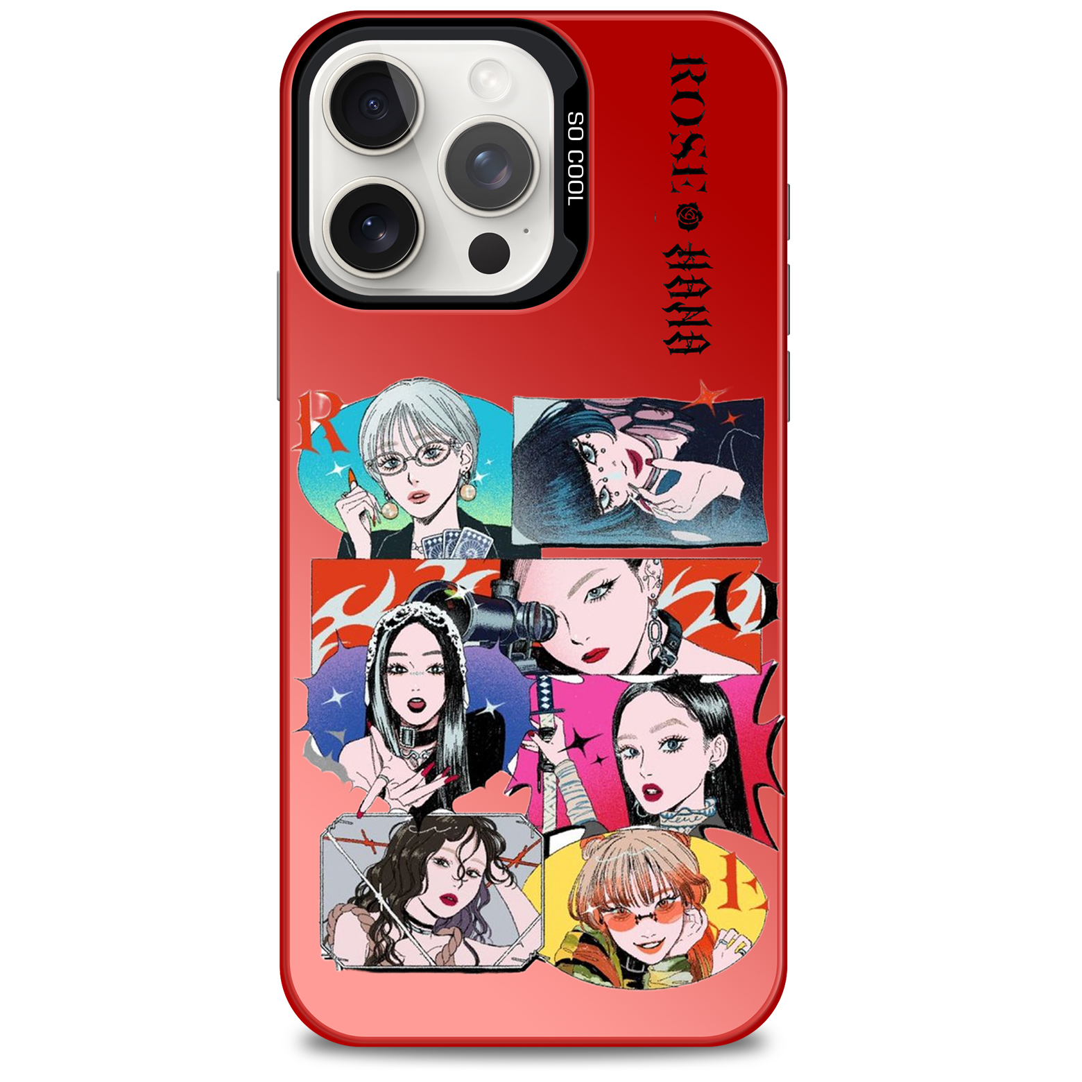 炎のスマホポーチ スマホケース グラデーション手染め 本革 ハンドメイド iPhone15 ケース グラデーション 15Proケース