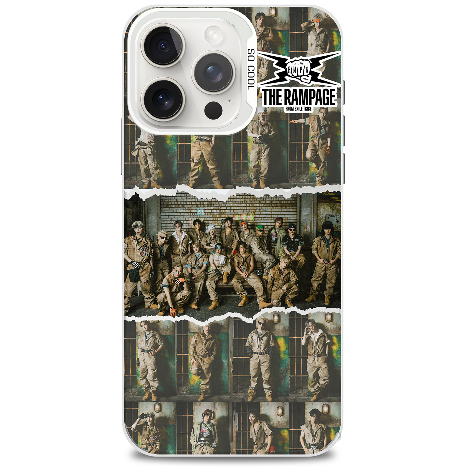 レーザーグラデーションスマートフォンケース-銀【THE RAMPAGE from EXILE TRIBE/自由への大脱走 ～Running Running Running～】