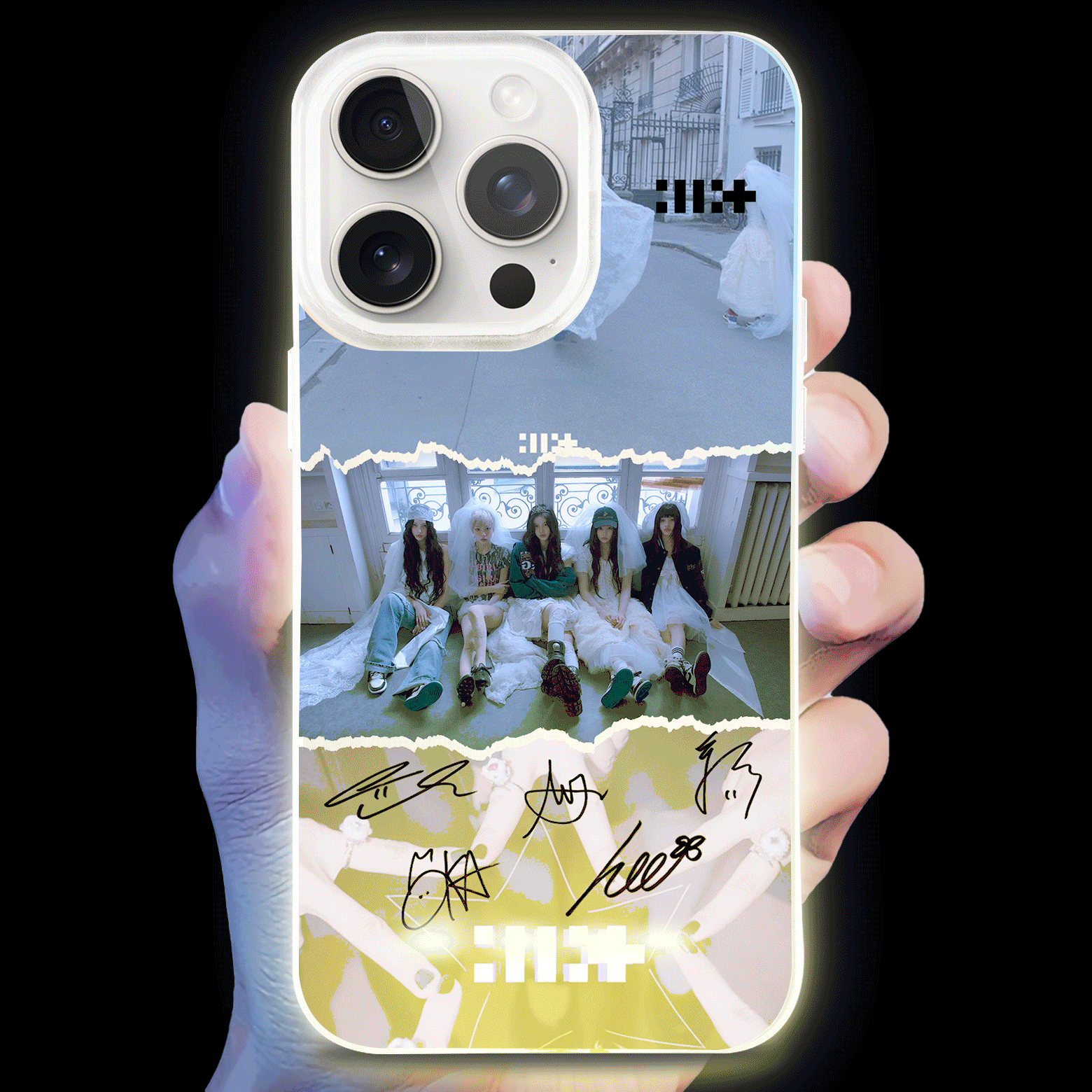 ボトム発光デザイン スマホケース【ILLIT/MAMIHLAPINATAPAI】