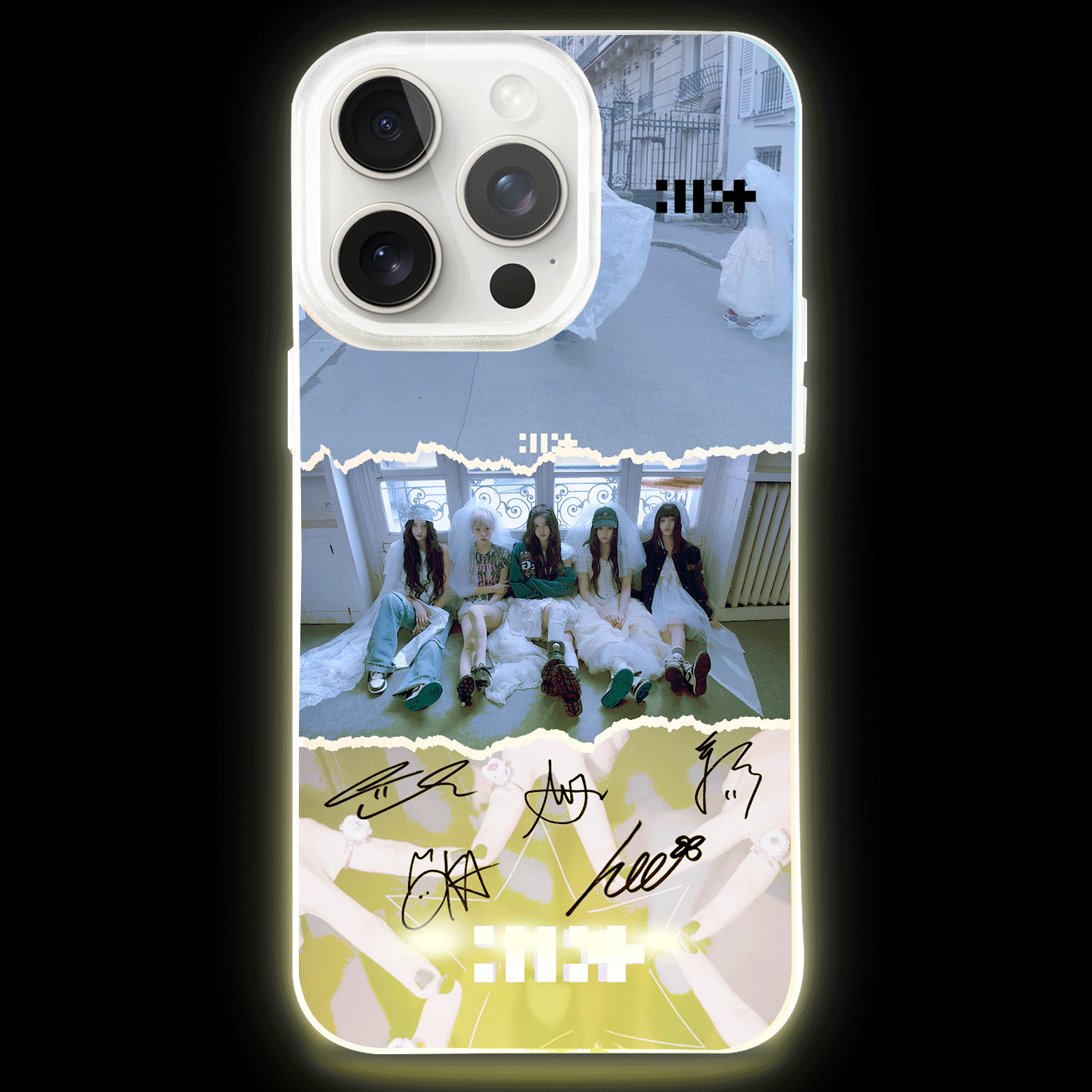 ボトム発光デザイン スマホケース【ILLIT/MAMIHLAPINATAPAI】