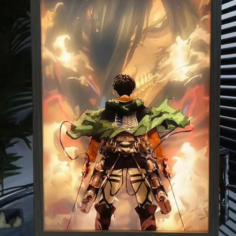 夕暮れの光と影のフレーム【進撃の巨人】