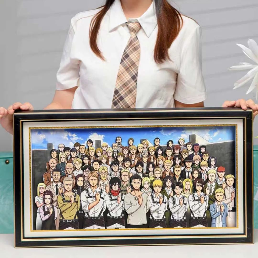 3D デコレーション絵 【進撃の巨人 - 完結編】