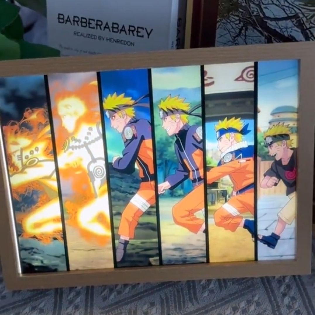 夕暮れの光と影の絵【ナルト NARUTO】