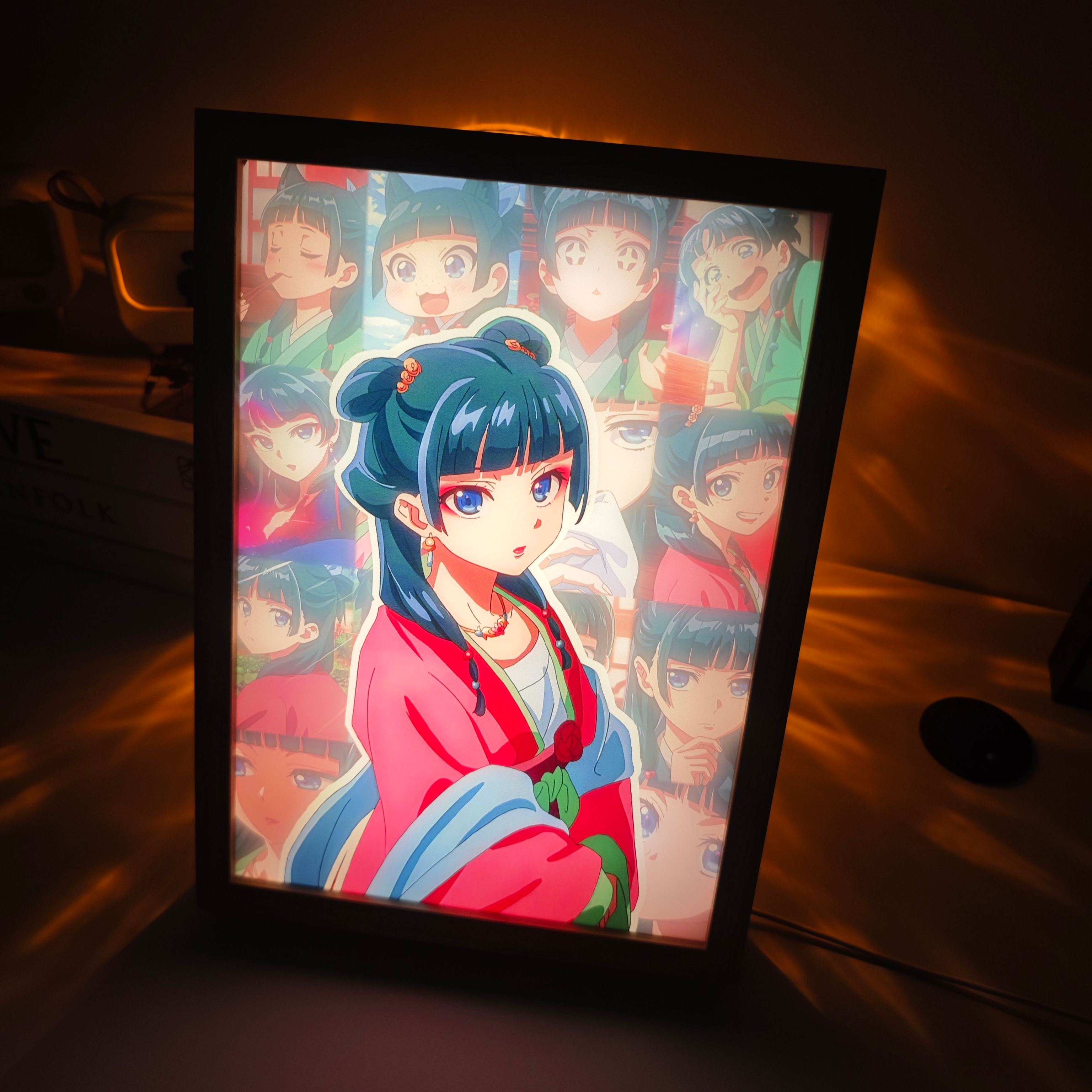 夕暮れの光と影のフレーム【薬屋のひとりごと-マオマオ】1種類