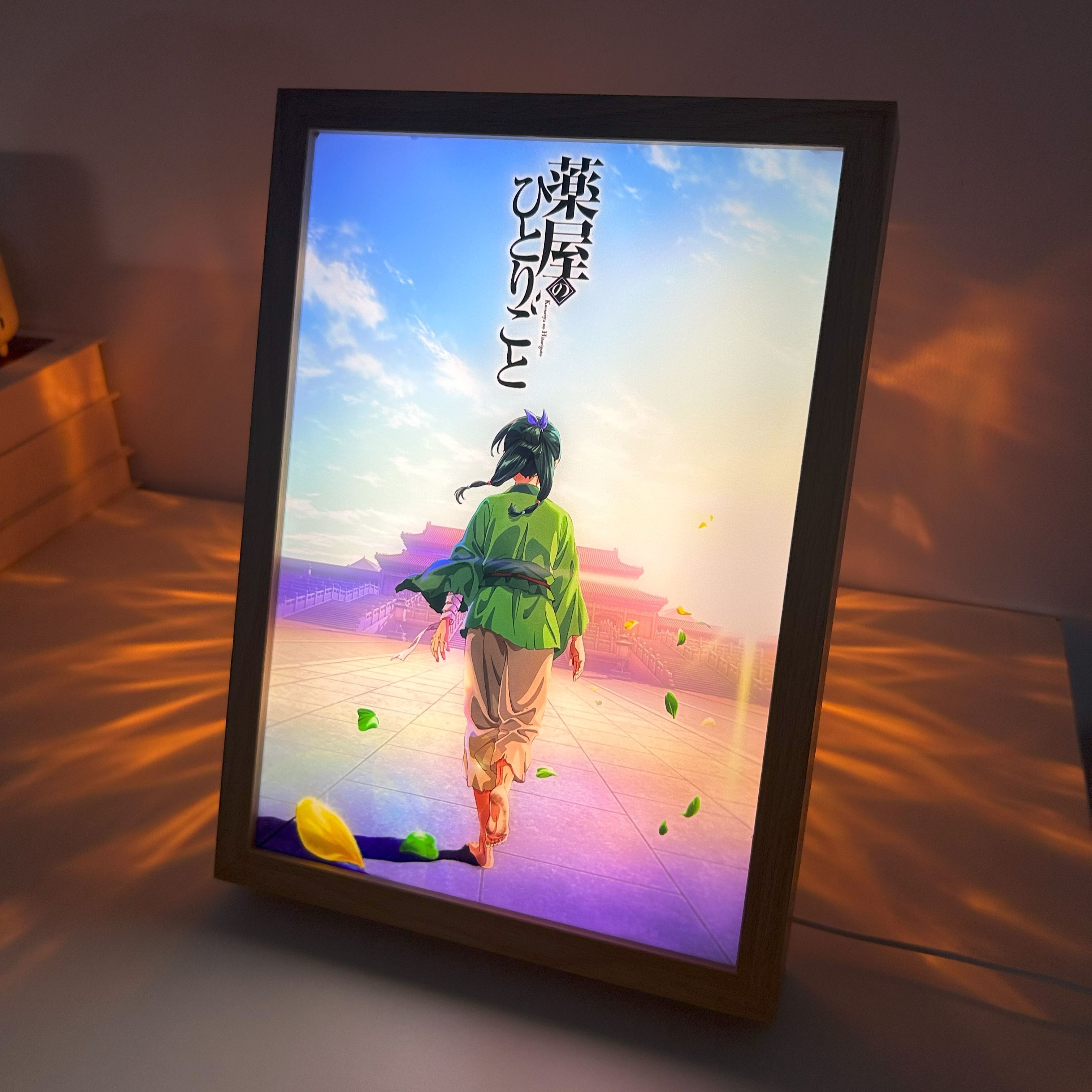 夕暮れの光と影の絵【薬屋のひとりごと-猫猫】3種類