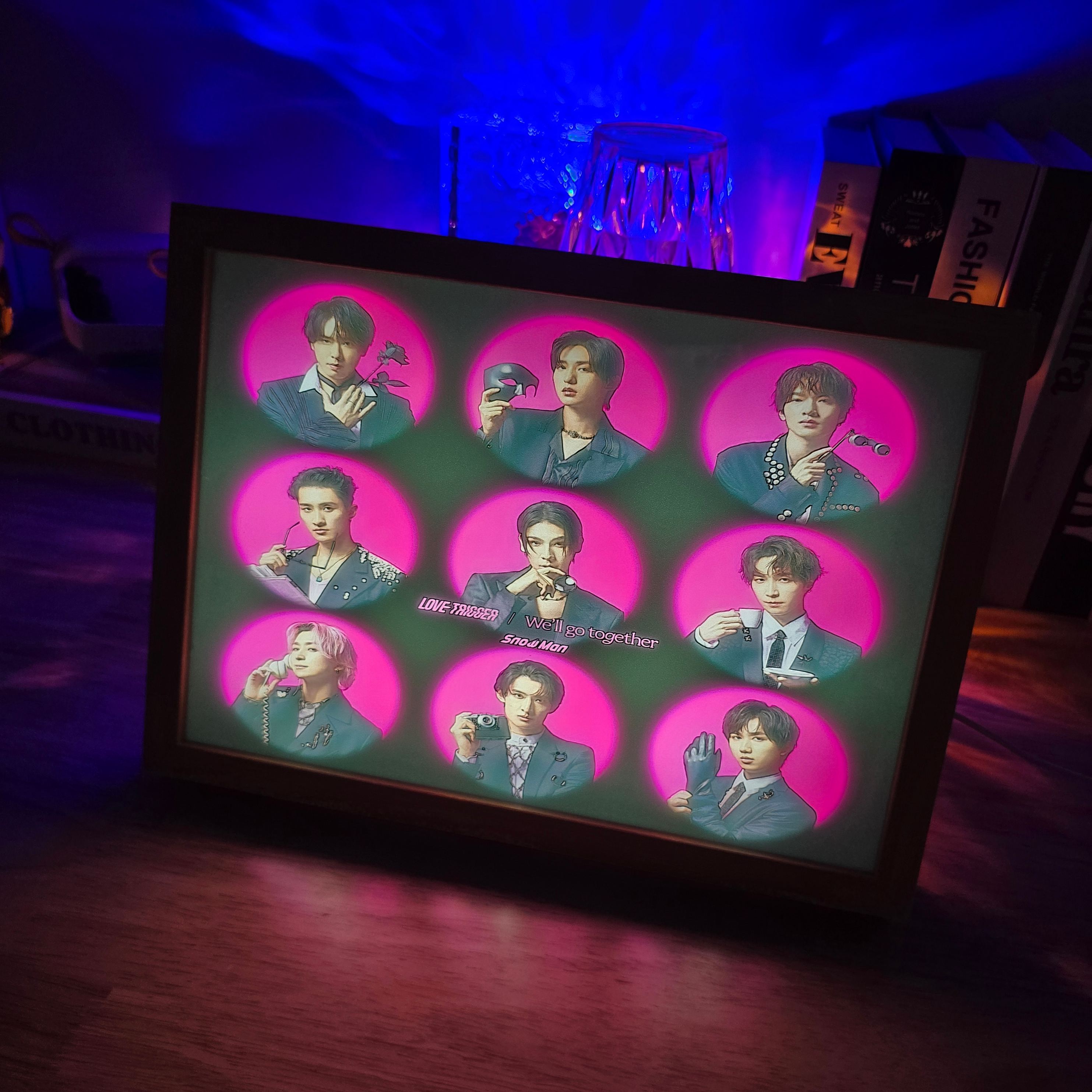 夕暮れの光と影の絵【SnowMan】11種類