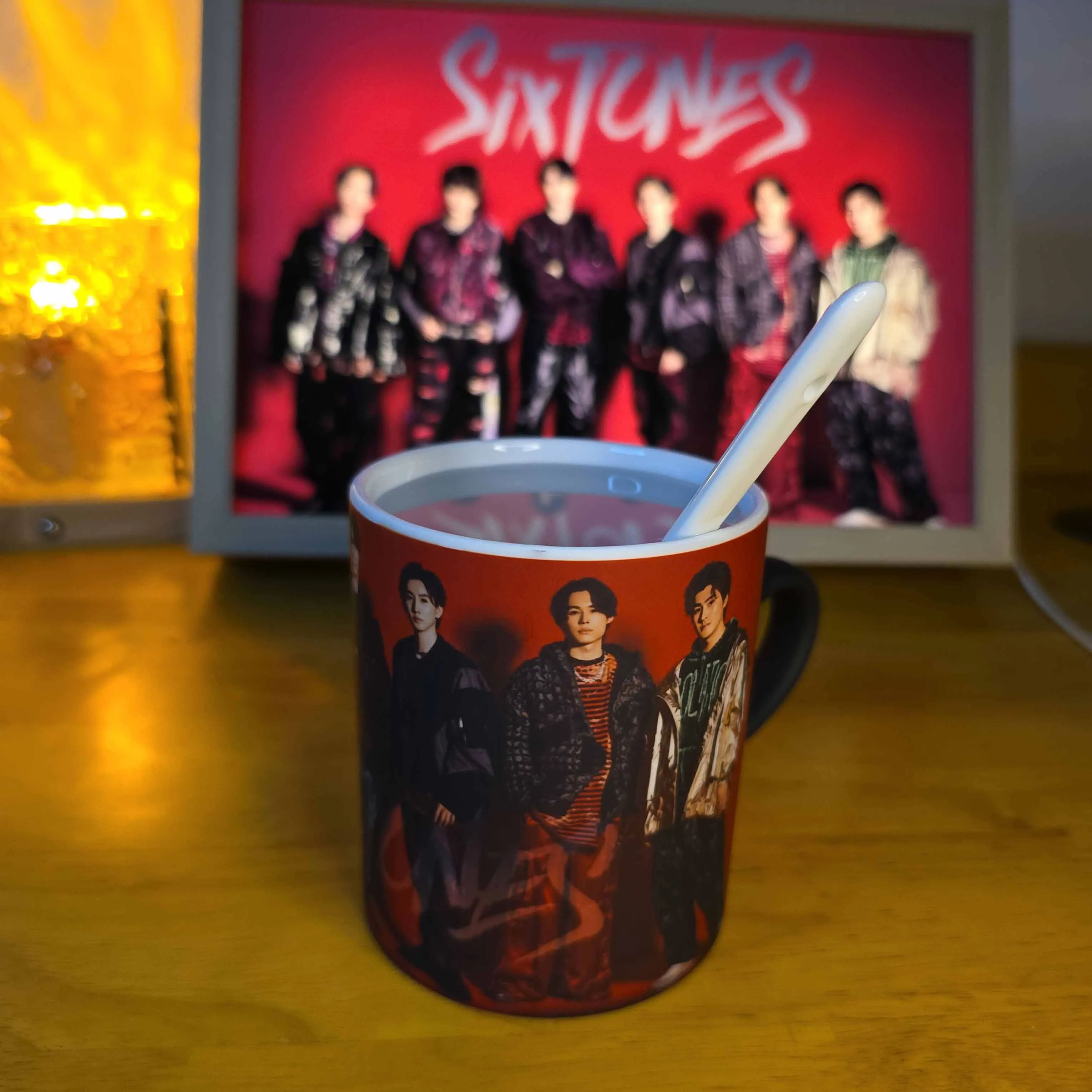 色が変わるマグカップ 【SixTONES】