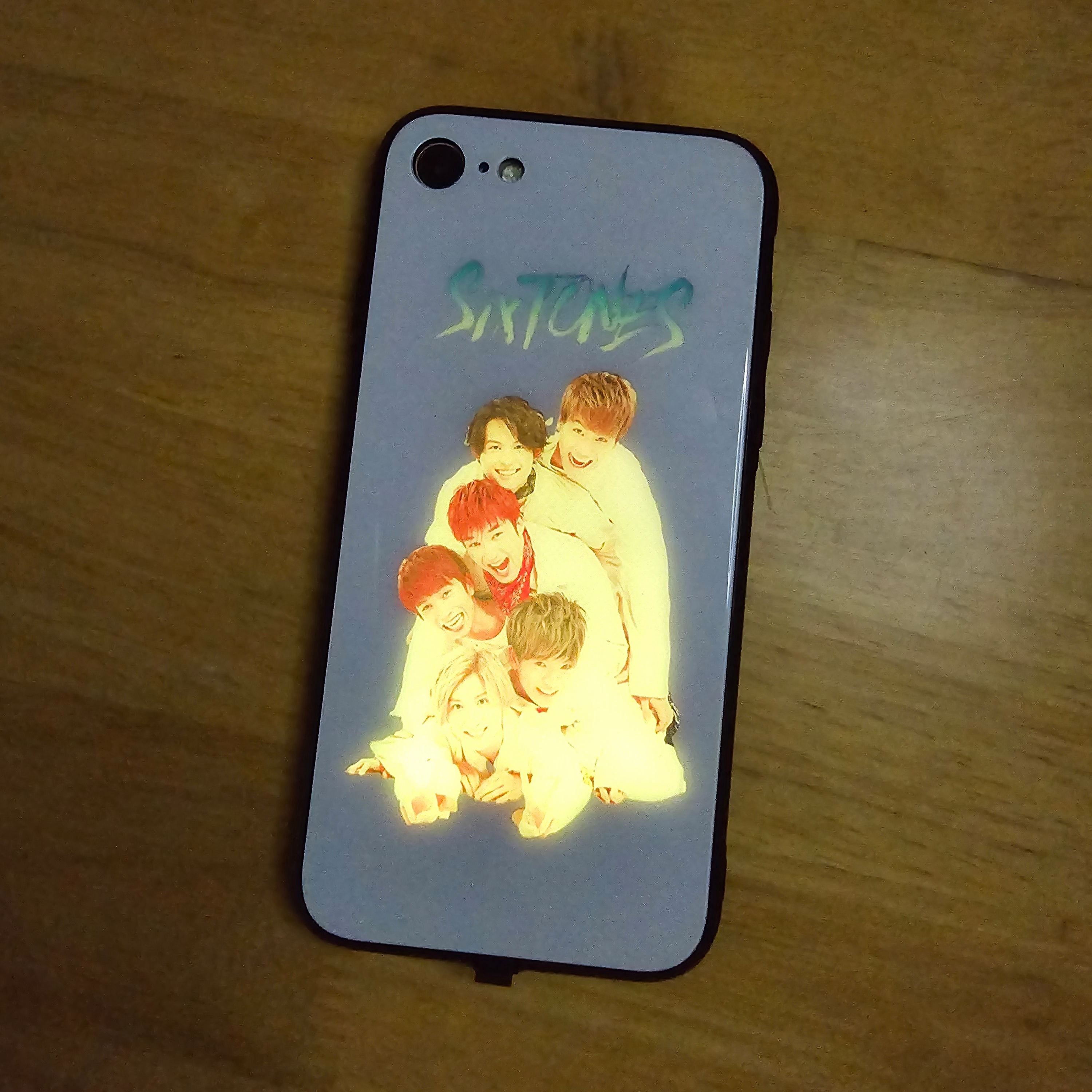 発光するスマートフォンケース 【SixTONES】5種類