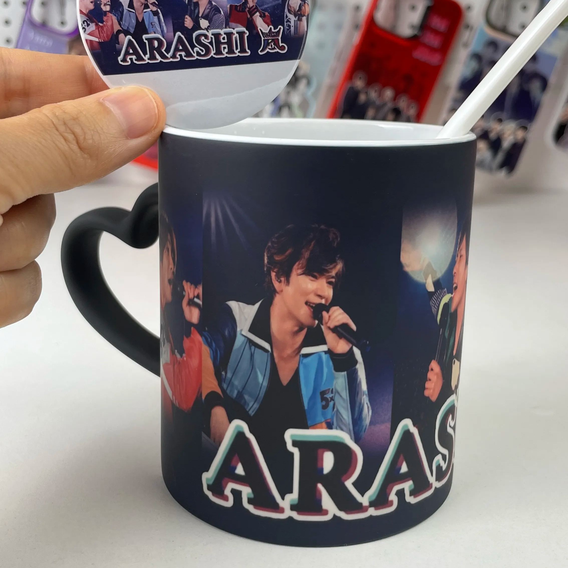 Amazon.co.jp: 嵐 ARASHIマグカップ コーヒーカップ カップ