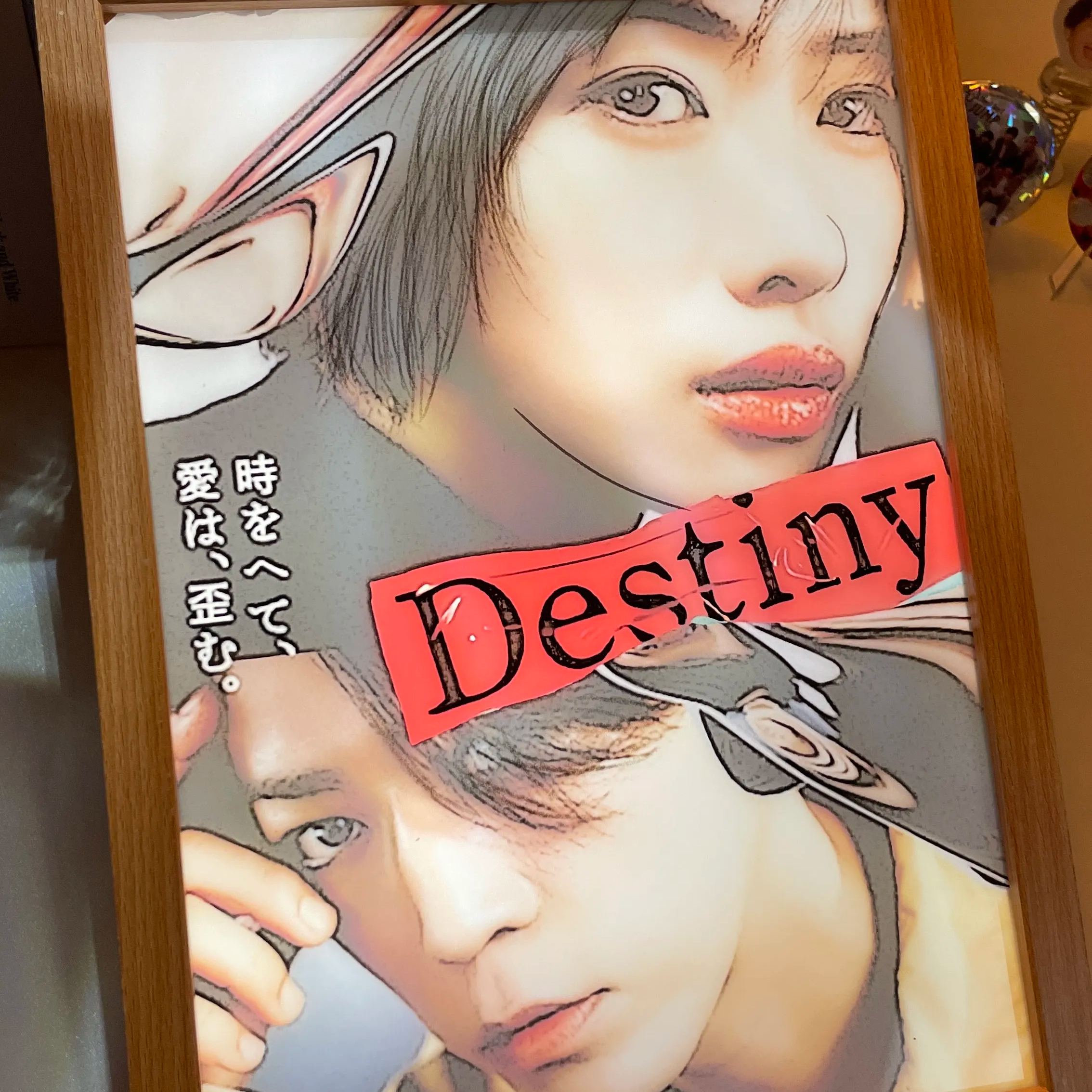 夕暮れの光と影の絵【Destiny/デスティニー】2種類