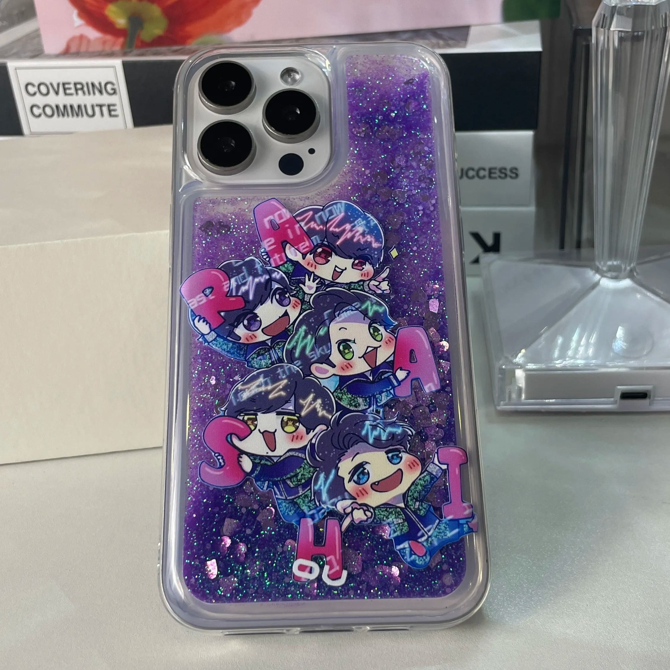 キラキラ流砂スマホケース【嵐 ARASHI】