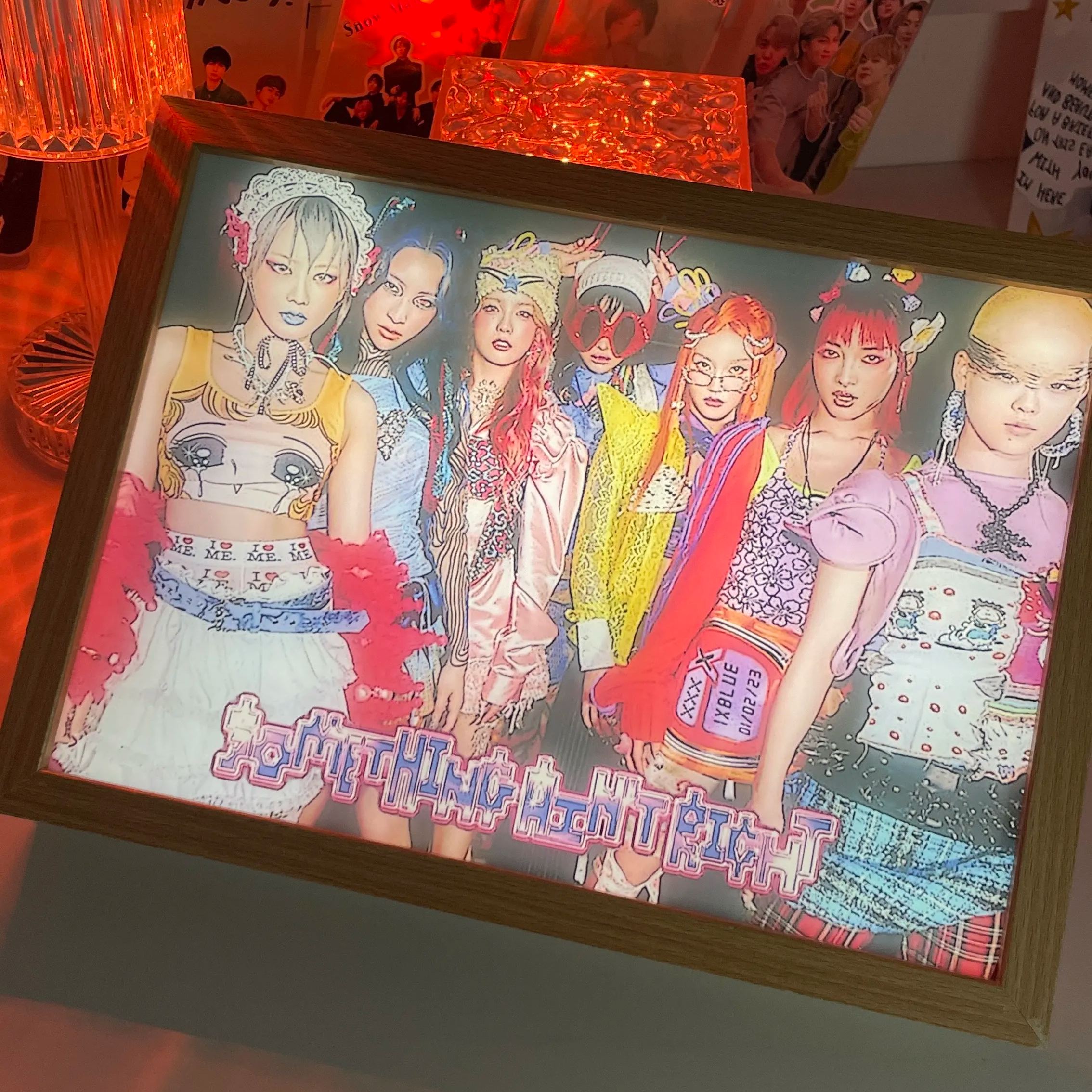 夕暮れの光と影の絵【XG/エックスジー】2種類