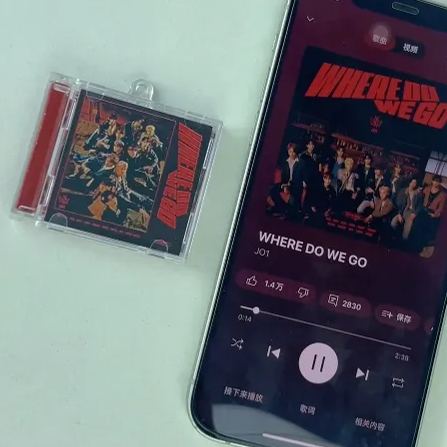 NFCミニCDキーリング【JO1/WHERE DO WE GO】