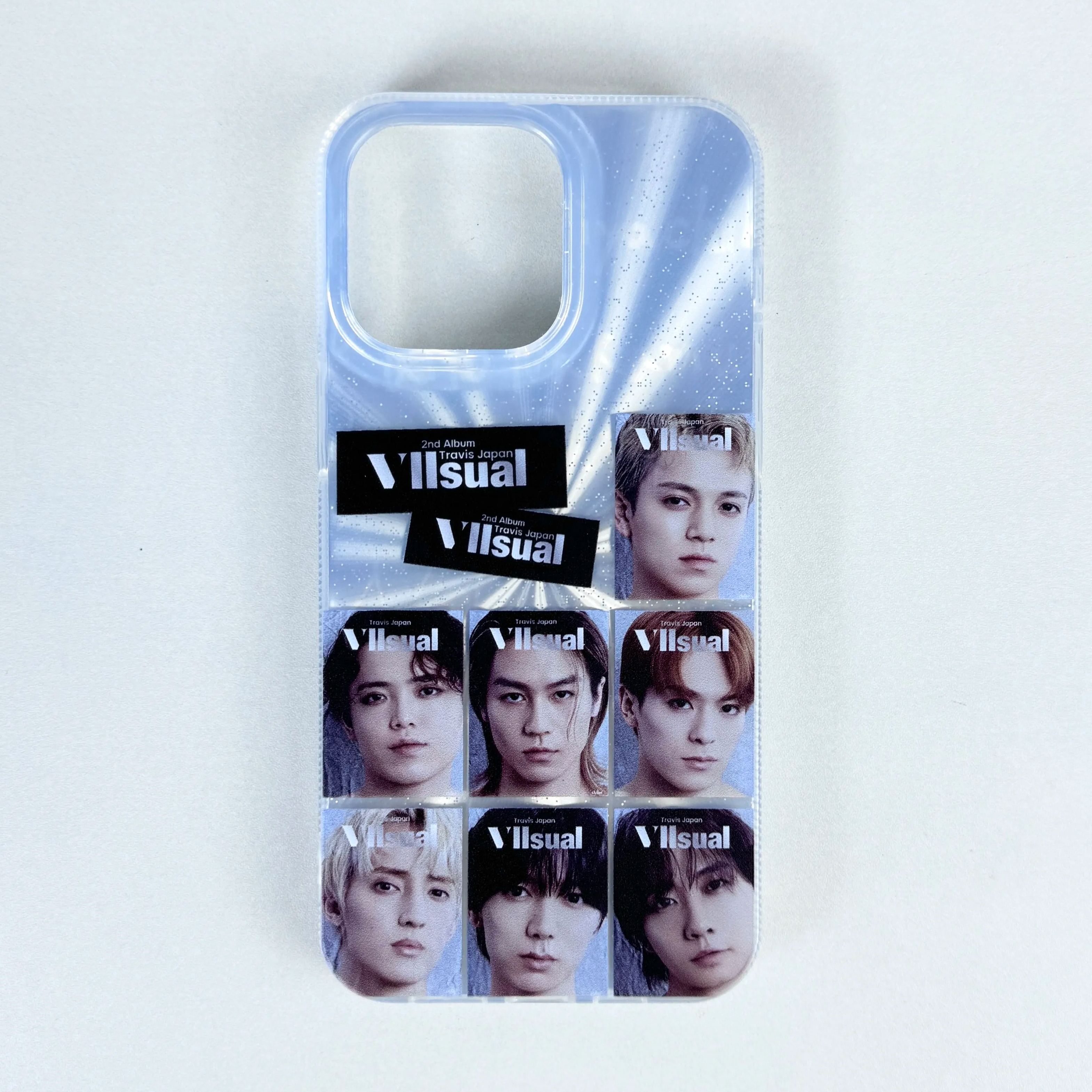 オーロラレーザーグラデーションスマートフォンケース【Travis Japan/VIIsual】