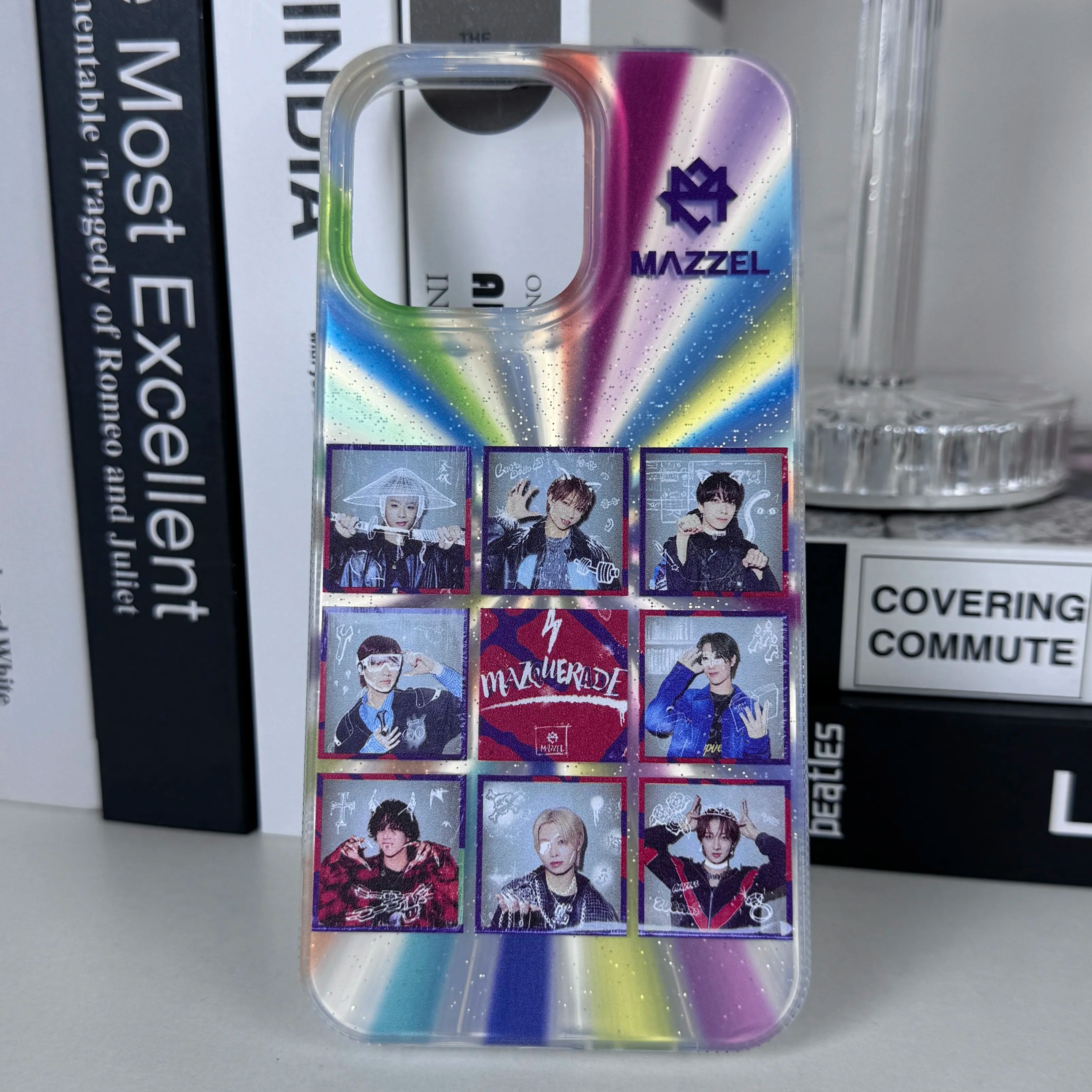 オーロラレーザーグラデーションスマートフォンケース【Mazzel/MAZQUERADE】