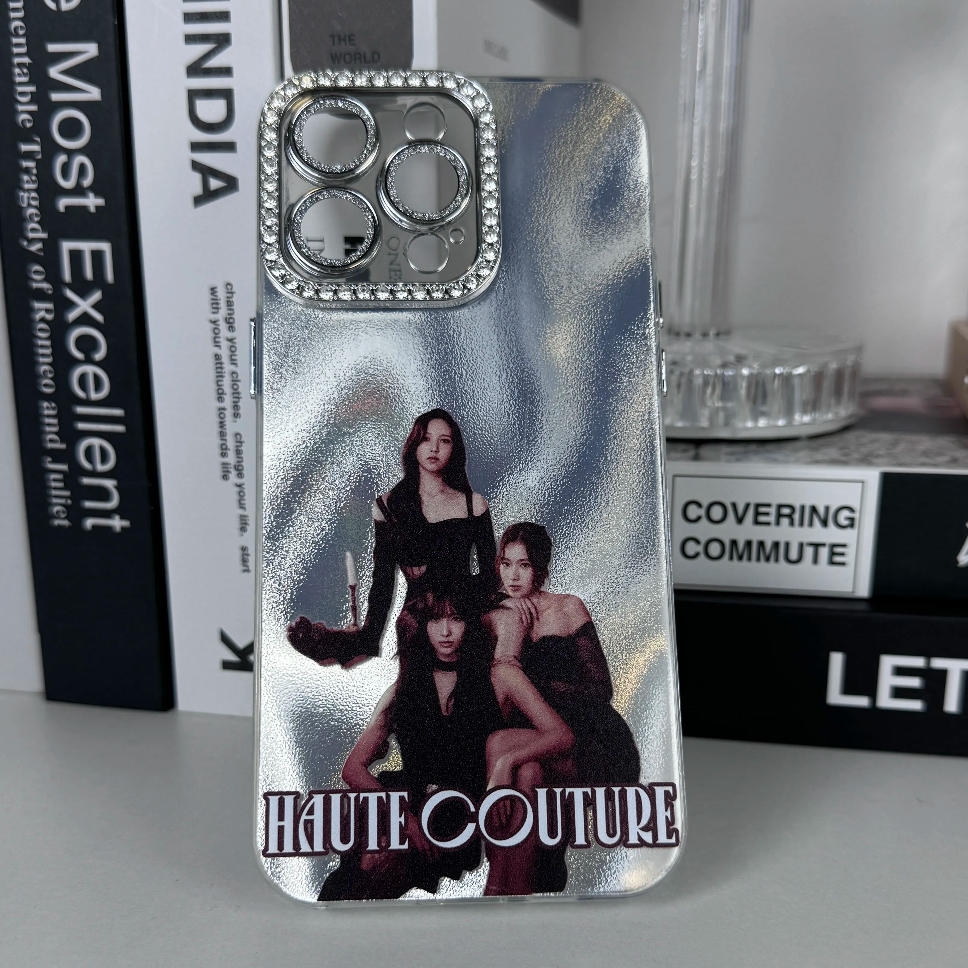 ダイヤモンドレーザーグラデーションスマートフォンケース【MISAMO/New Look】