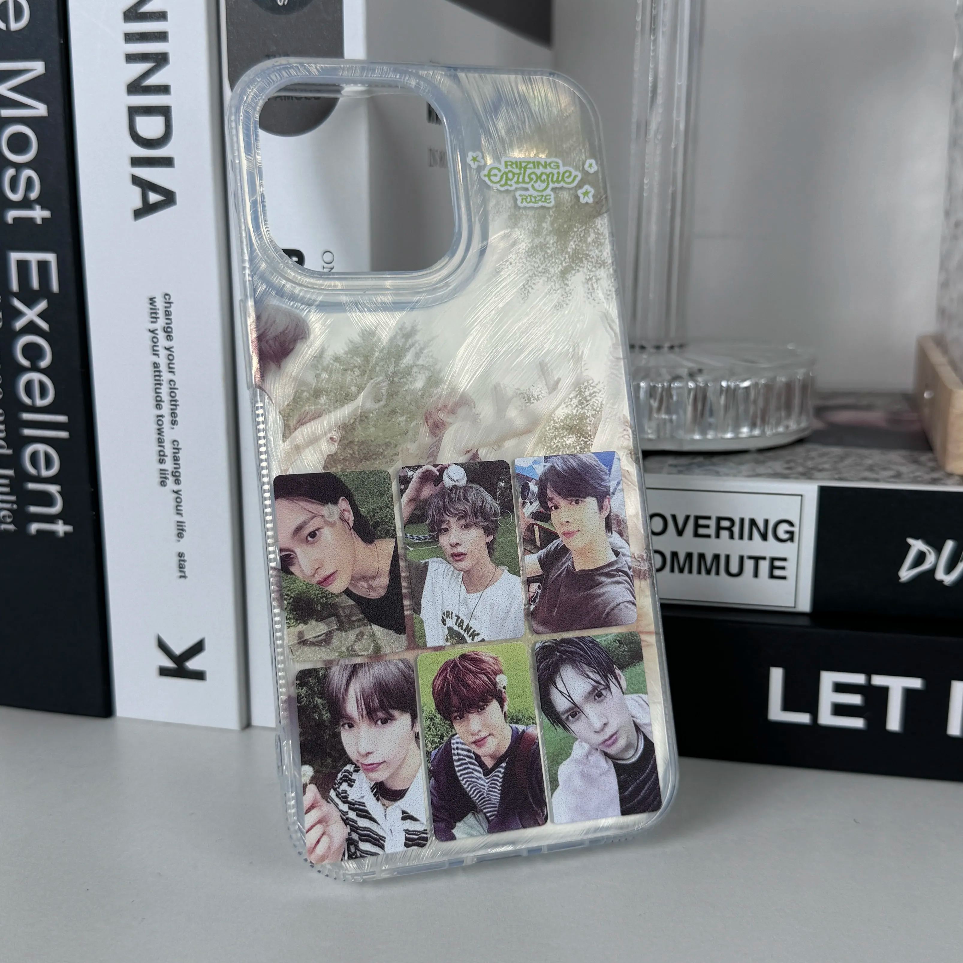 フェザーテクスチャーレーザーグラデーションスマートフォンケース【RIIZE/RIIZING：Epilogue】