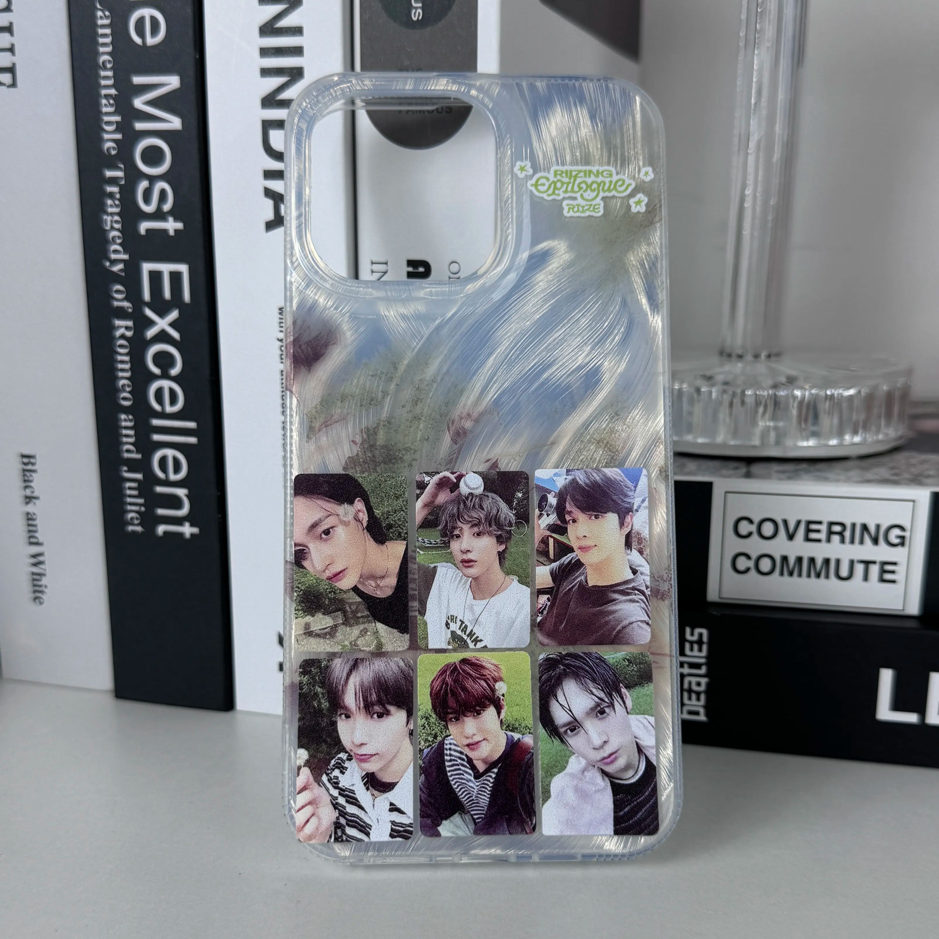 フェザーテクスチャーレーザーグラデーションスマートフォンケース【RIIZE/RIIZING：Epilogue】