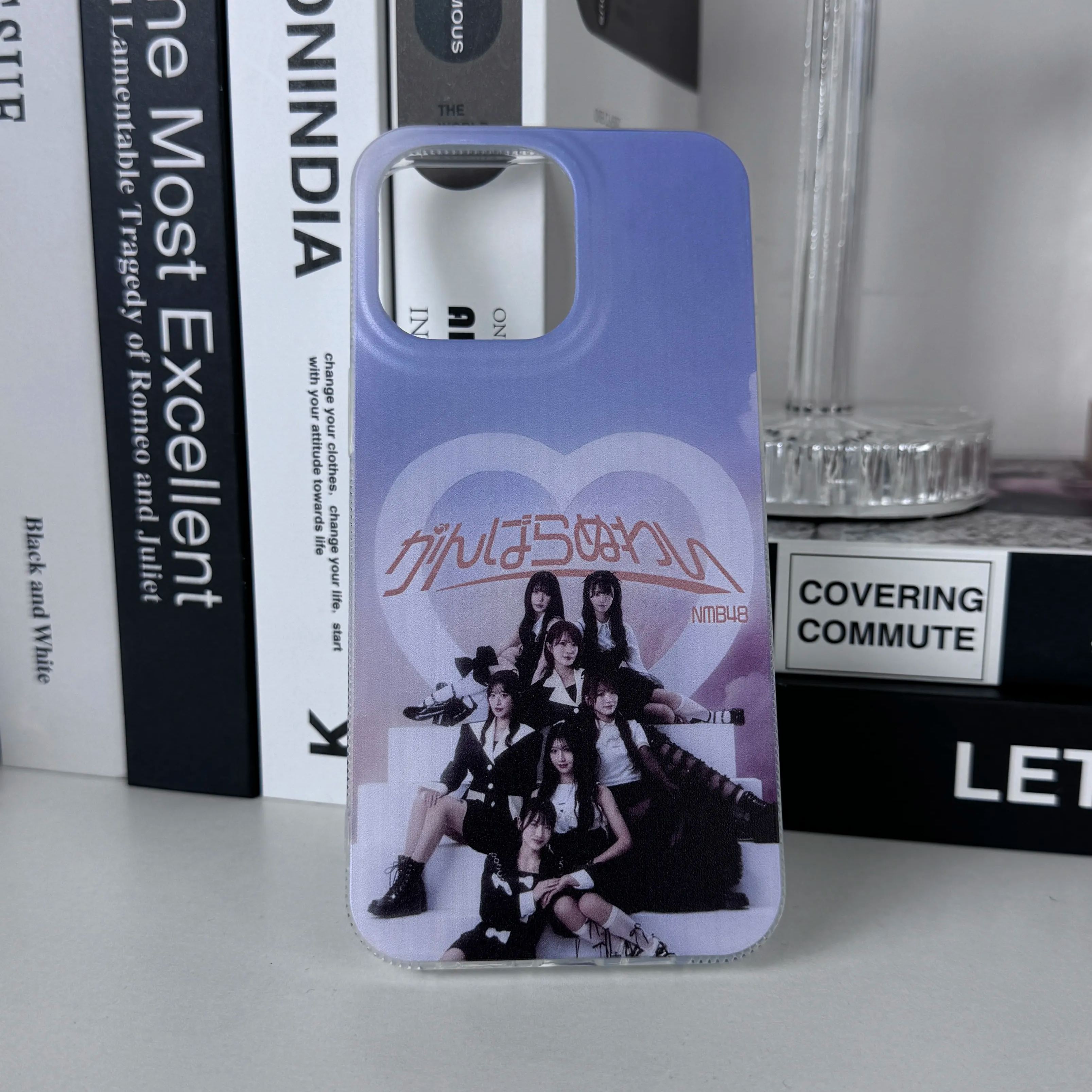 フェザーテクスチャーレーザーグラデーションスマートフォンケース【NMB48/がんばらぬわい】