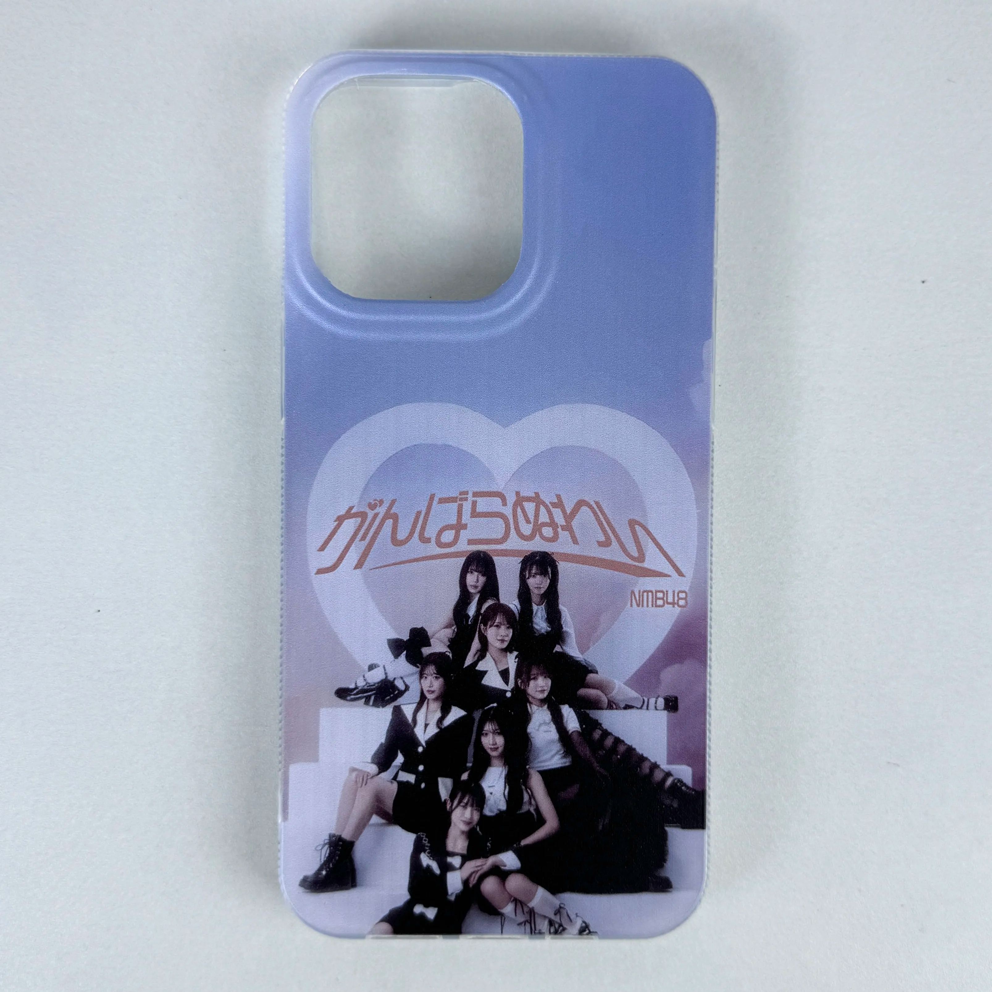 フェザーテクスチャーレーザーグラデーションスマートフォンケース【NMB48/がんばらぬわい】