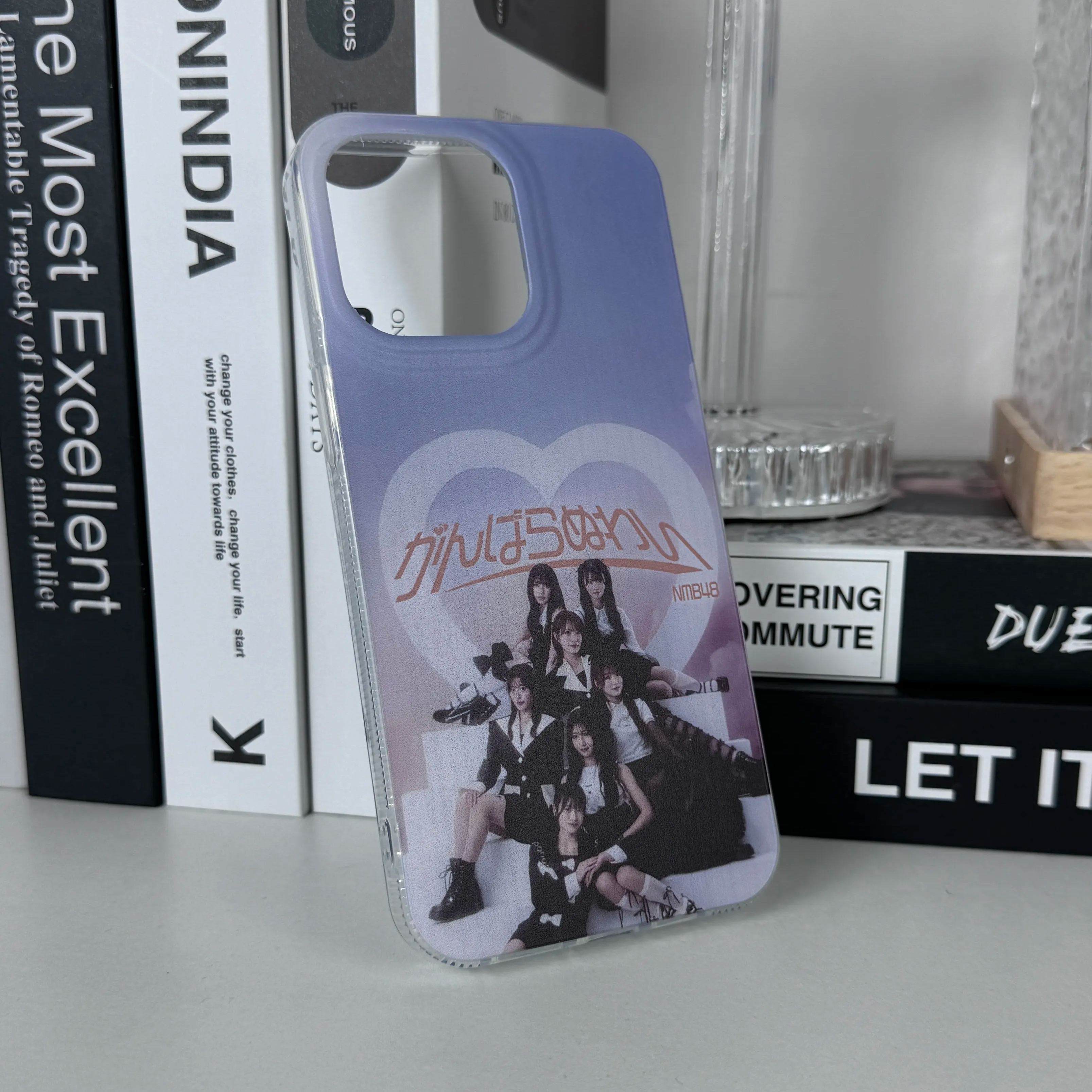 フェザーテクスチャーレーザーグラデーションスマートフォンケース【NMB48/がんばらぬわい】