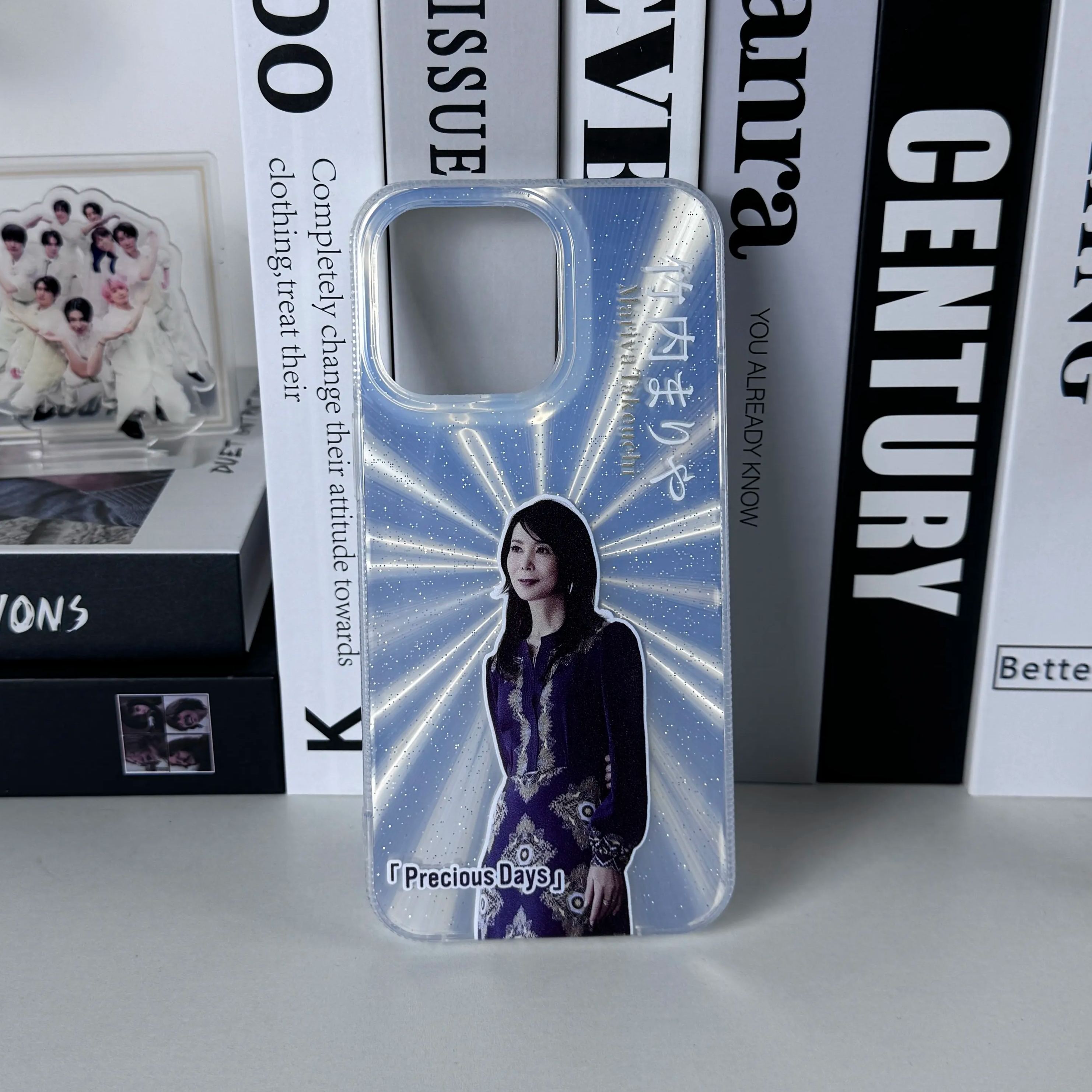 オーロラレーザーグラデーションスマートフォンケース【竹内まりや/Precious Days】