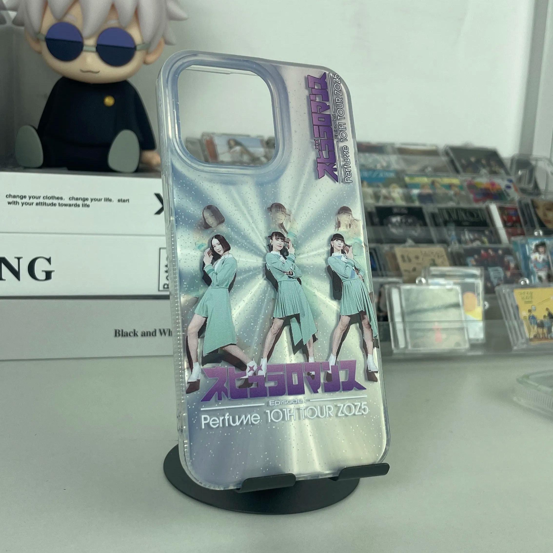 オーロラレーザーグラデーションスマートフォンケース【Perfume