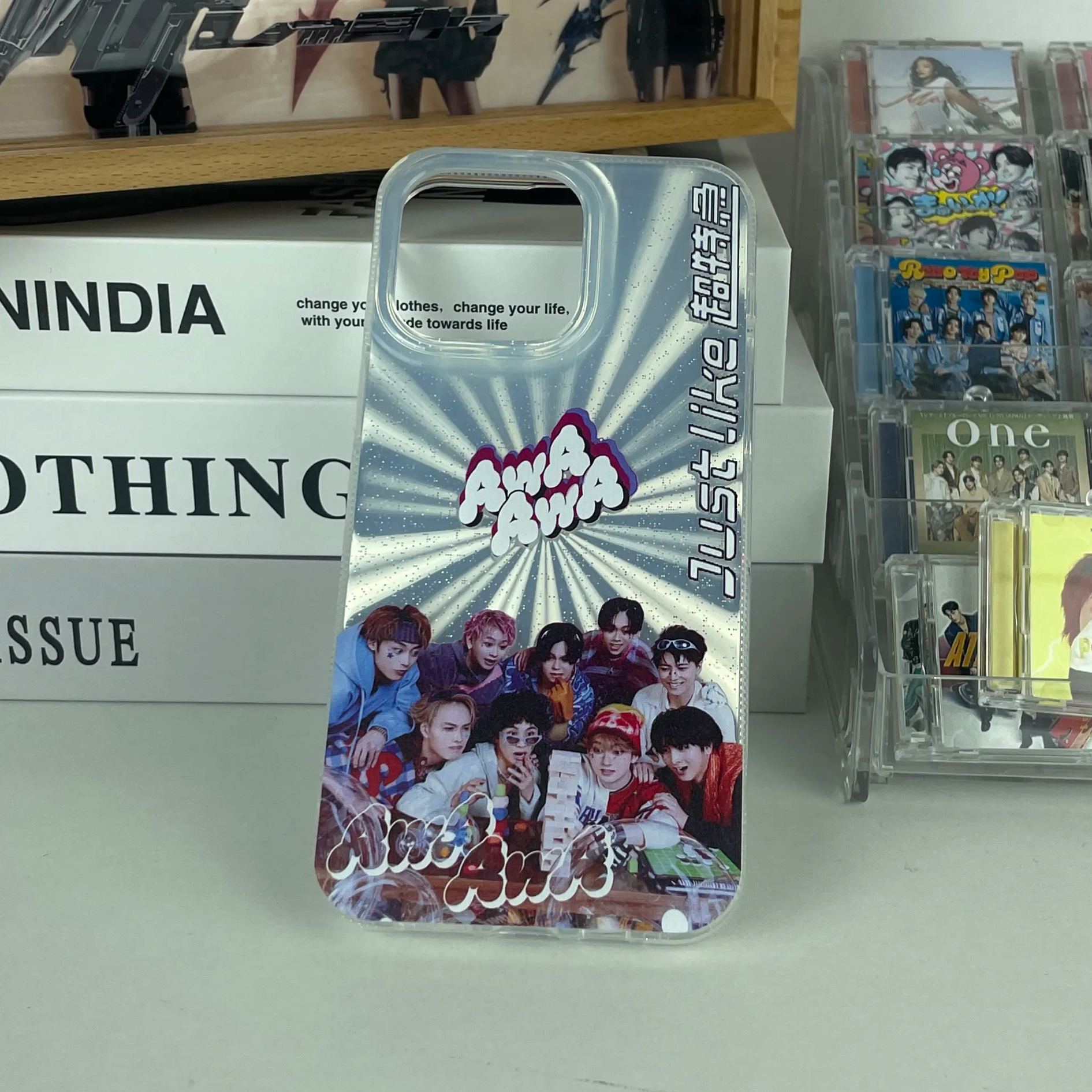 オーロラレーザーグラデーションスマートフォンケース【超特急/AwA AwA】