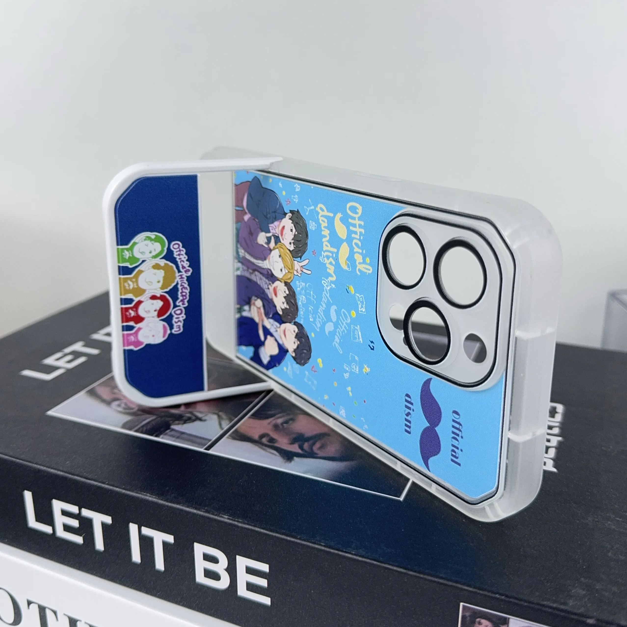 Official髭男dism スマホケース レーザーグラデーションスマートフォンケース-銀【Official髭男