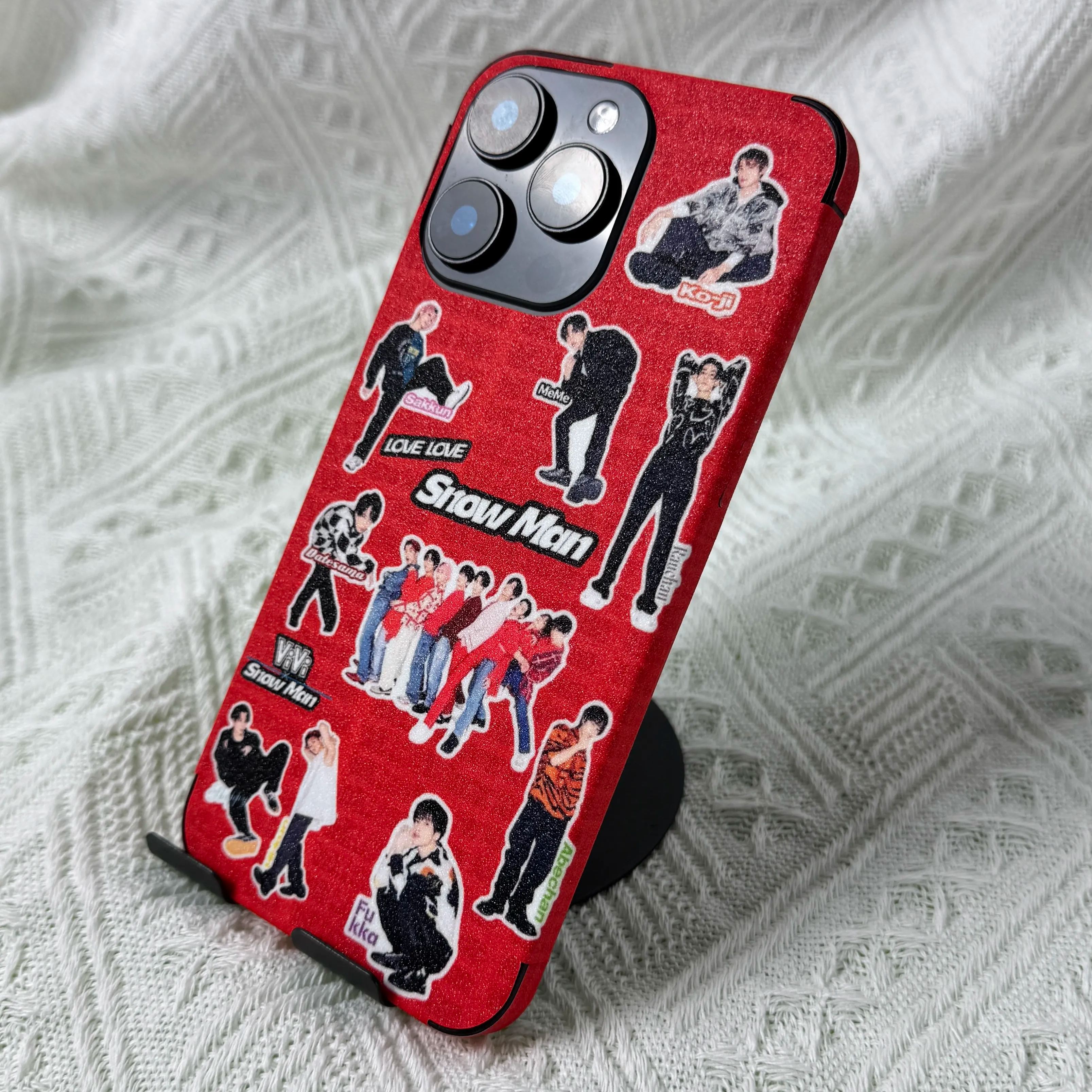 スマホ背面シール キラキラダイヤ【SnowMan】