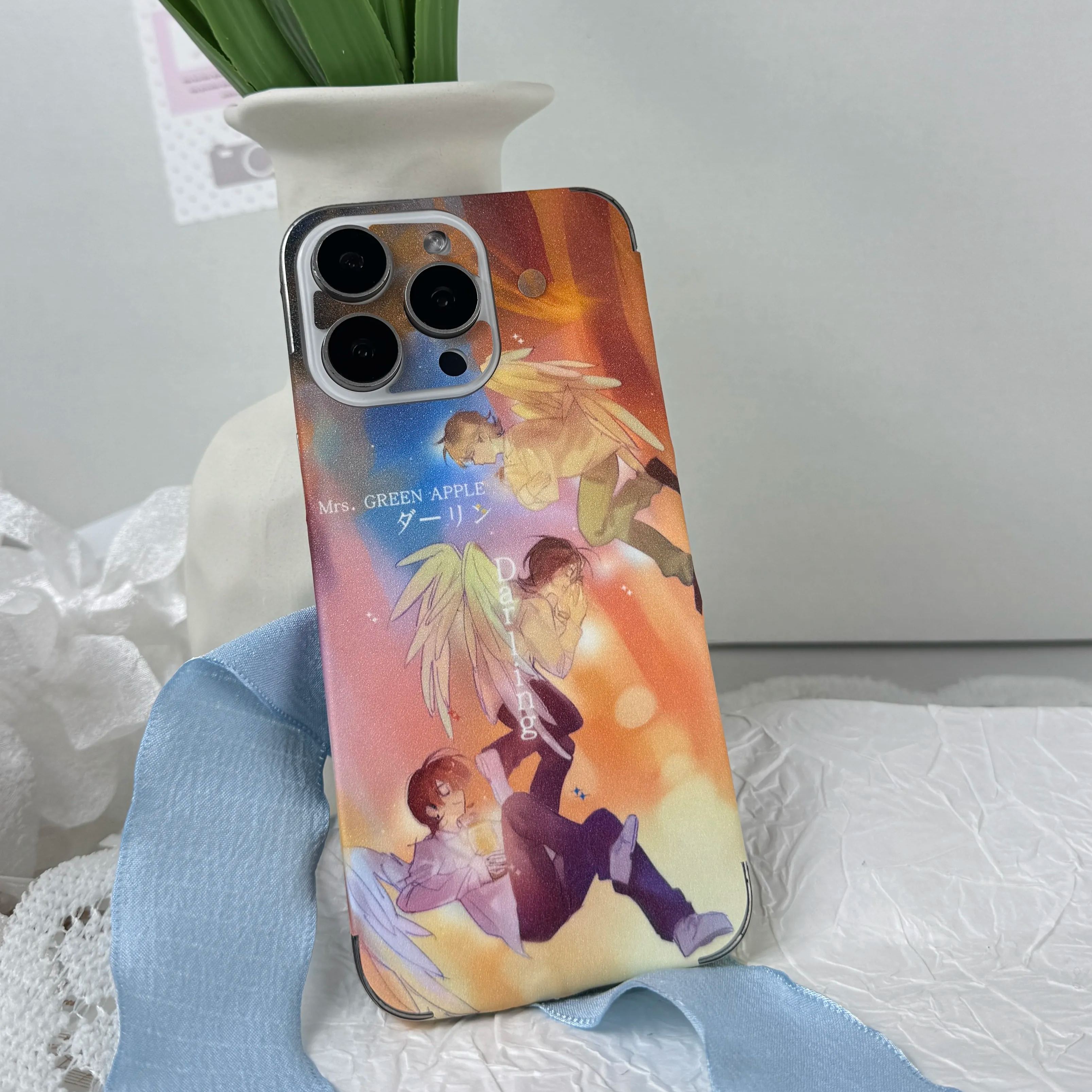 スマホ背面シール キラキラダイヤ【MrsGREENAPPLE/ダーリン】