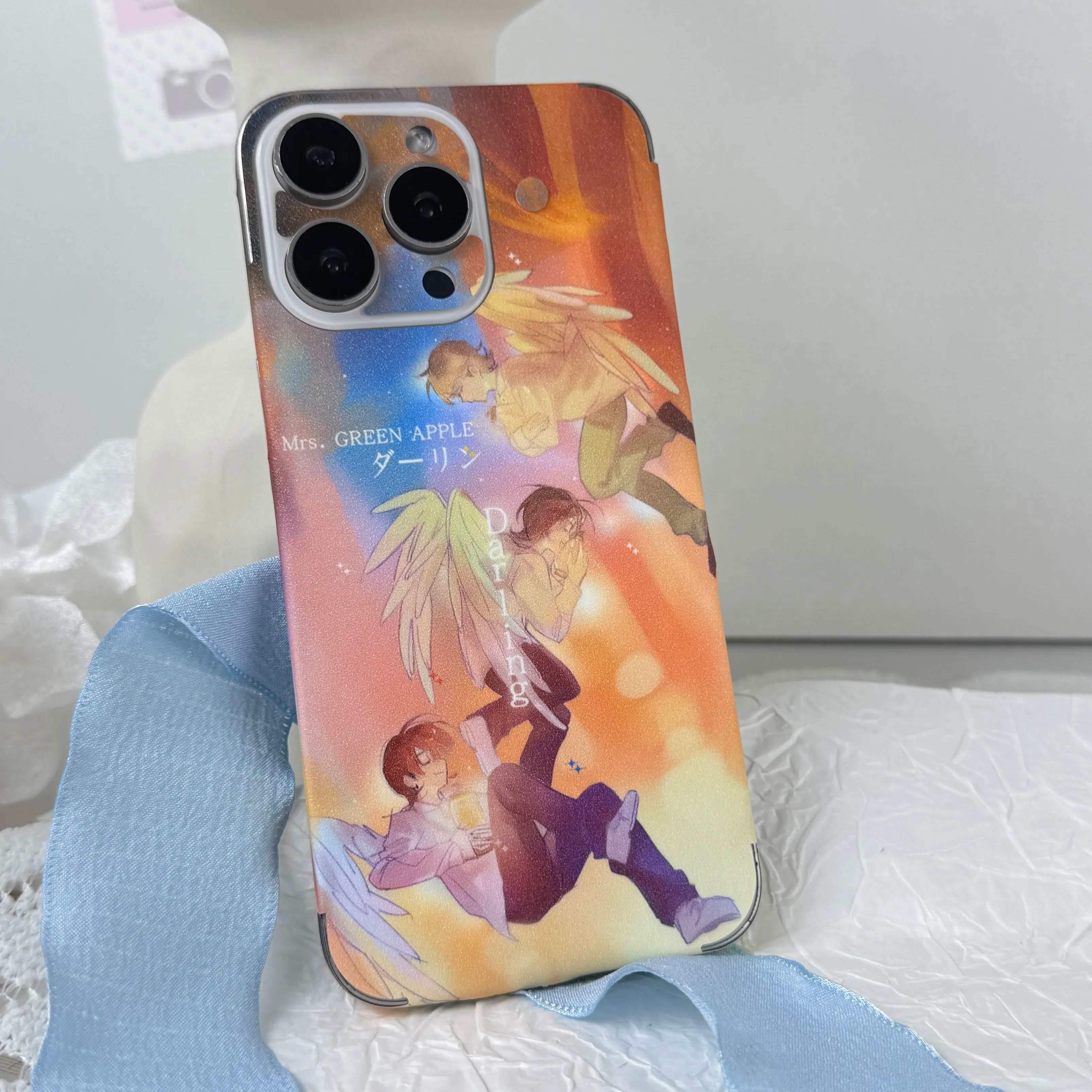 スマホ背面シール キラキラダイヤ【MrsGREENAPPLE/ダーリン】